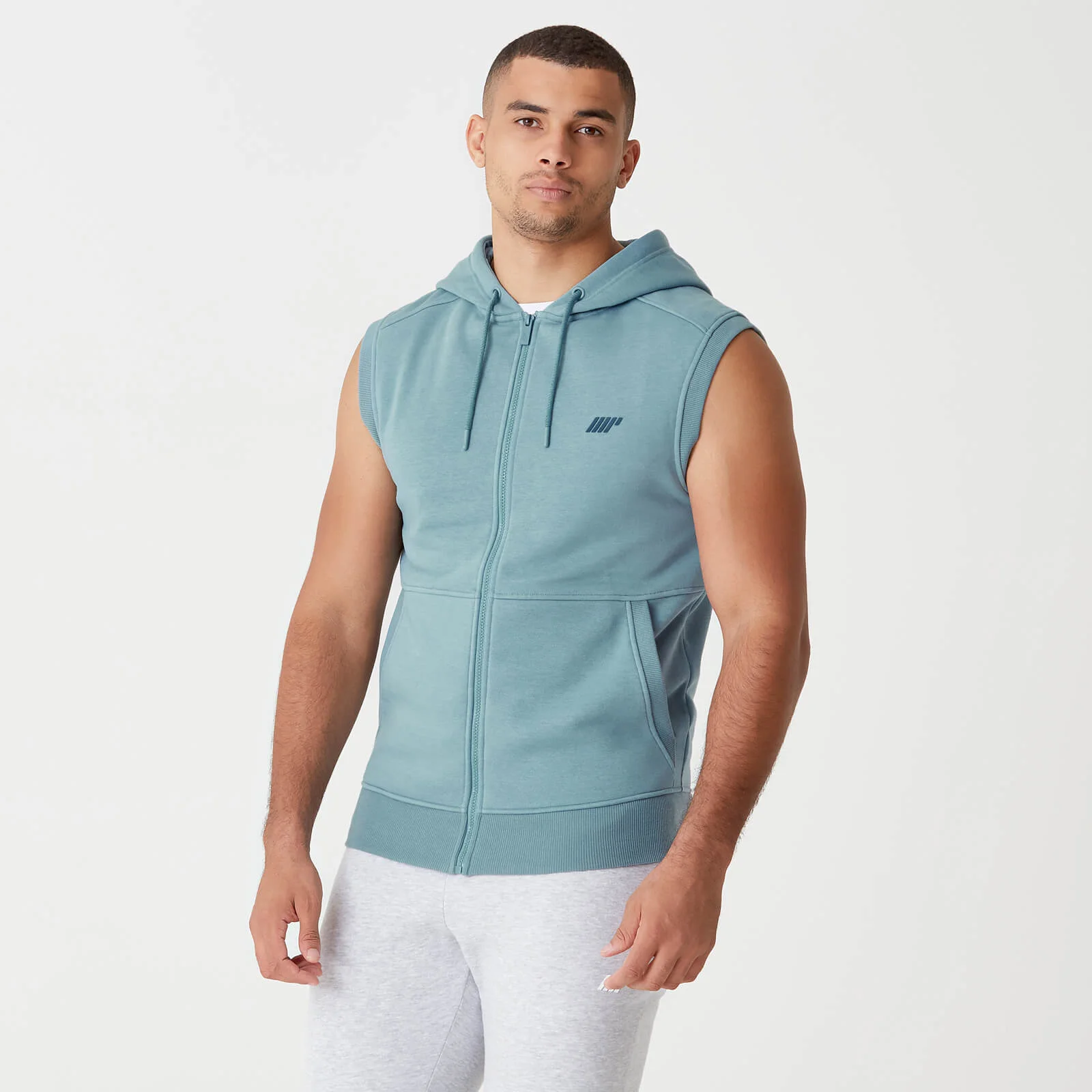 MP Tru-Fit Sleeveless Hoodie 2.0 - Airforce Blue - XS 이미지 1