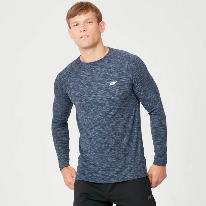 MP Men's Performance Long-Sleeve T-Shirt - Ultra Blue Marl