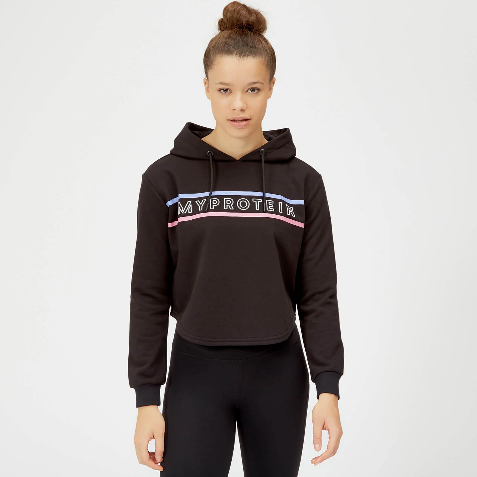 Myprotein The Original Crop Hoodie - Black - XS 이미지 1