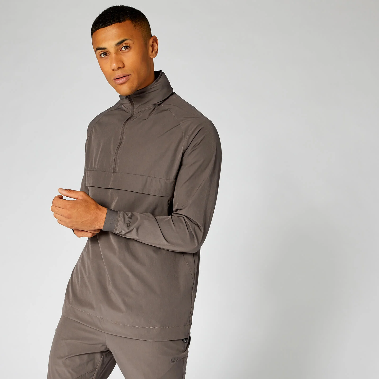 페이스 ½ 지퍼 풀오버 - 드리프트우드 - XS 이미지 1