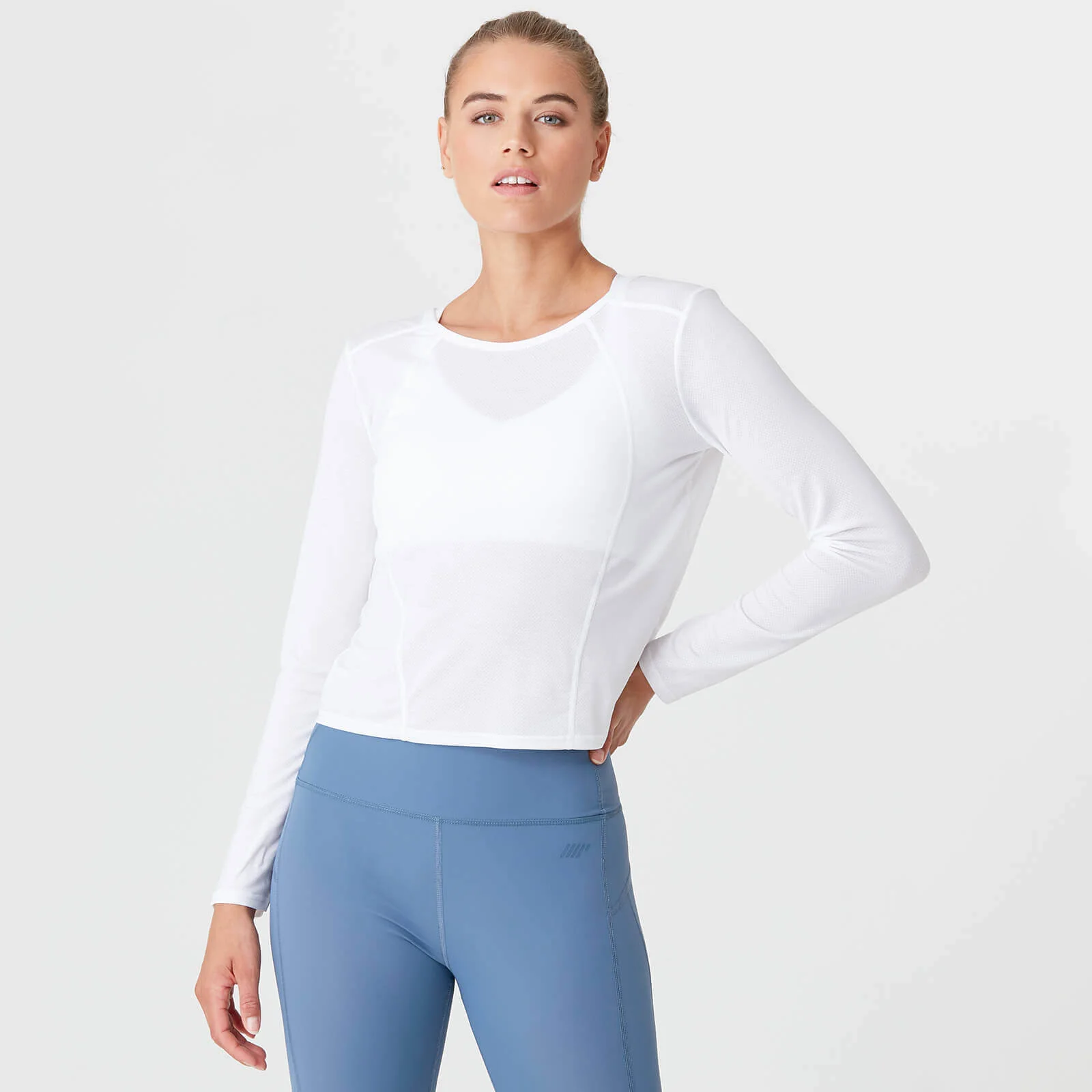 Myprotein Dry Tech Long Sleeve T-Shirt - White - XS 이미지 1