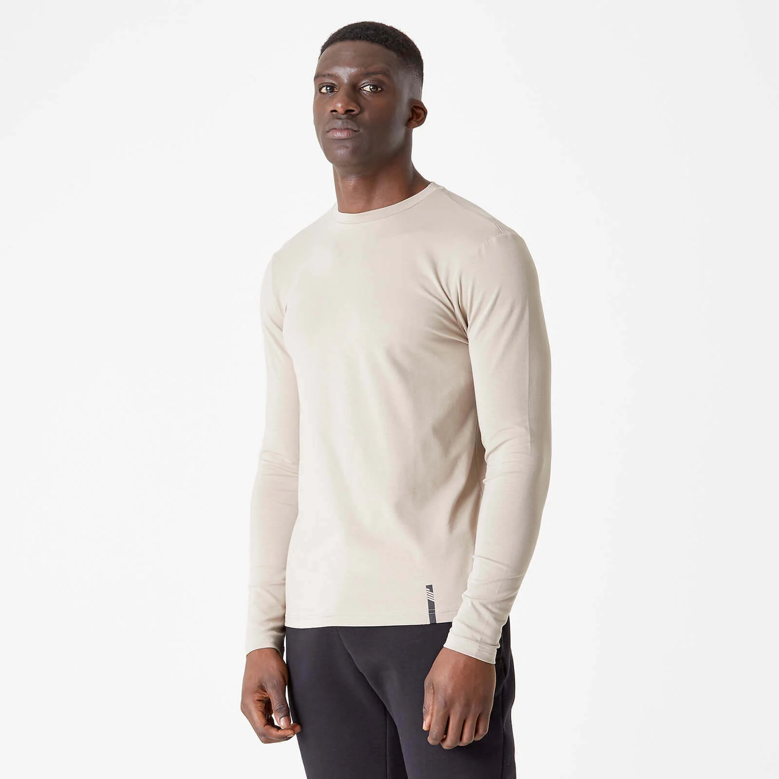 Myprotein Luxe Classic Long Sleeve Crew - Taupe - XS 이미지 1