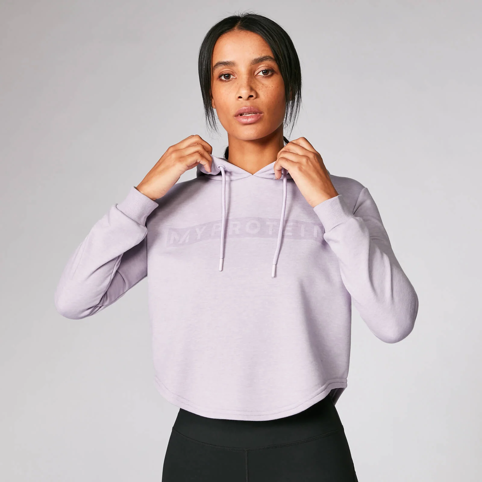 Myprotein The Original Cropped Hoodie - Soft Purple - XS 이미지 1