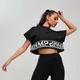 MP 레스트 데이 여성용 티셔츠 - 블랙