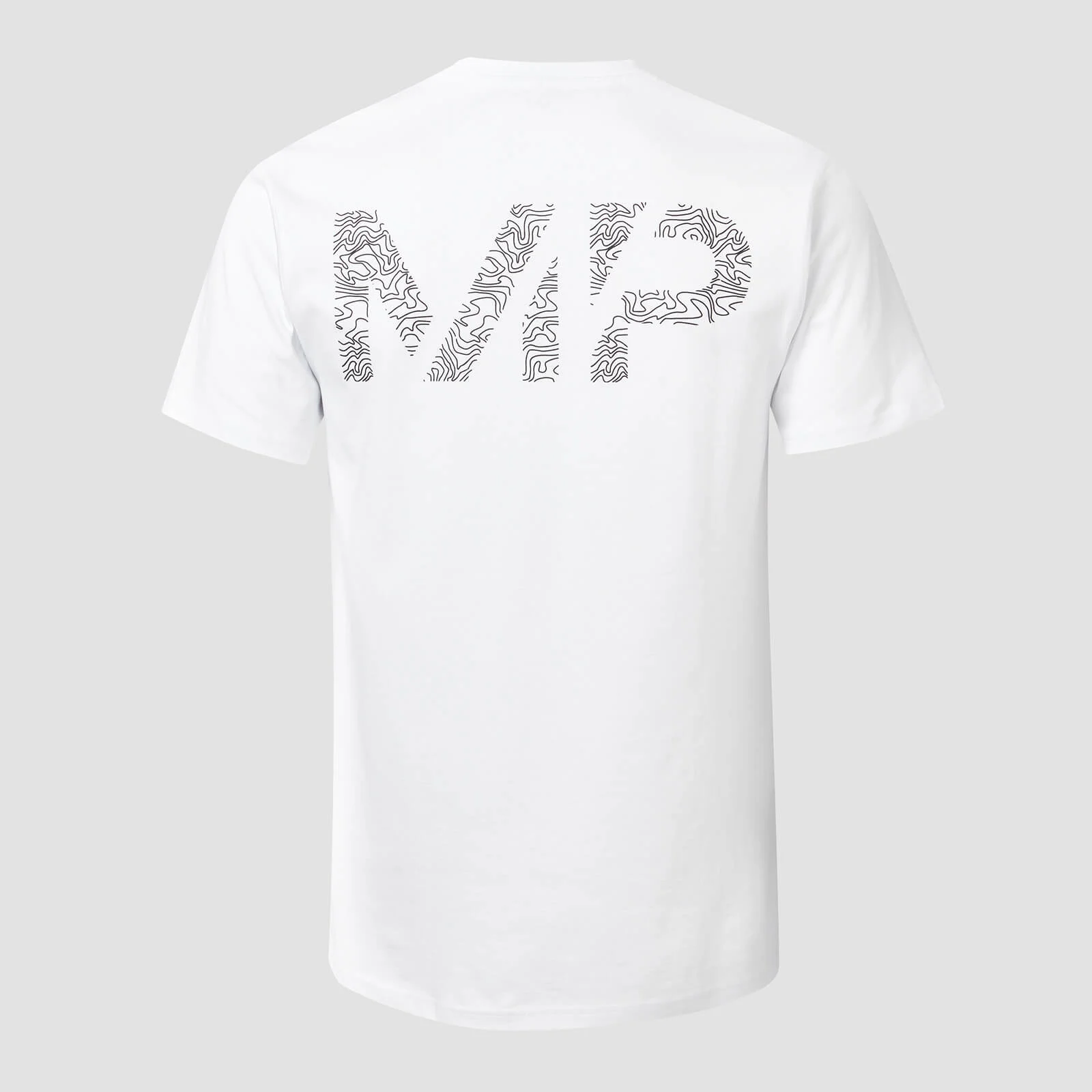 MP Men's Topograph T-Shirt - White - XS 이미지 1