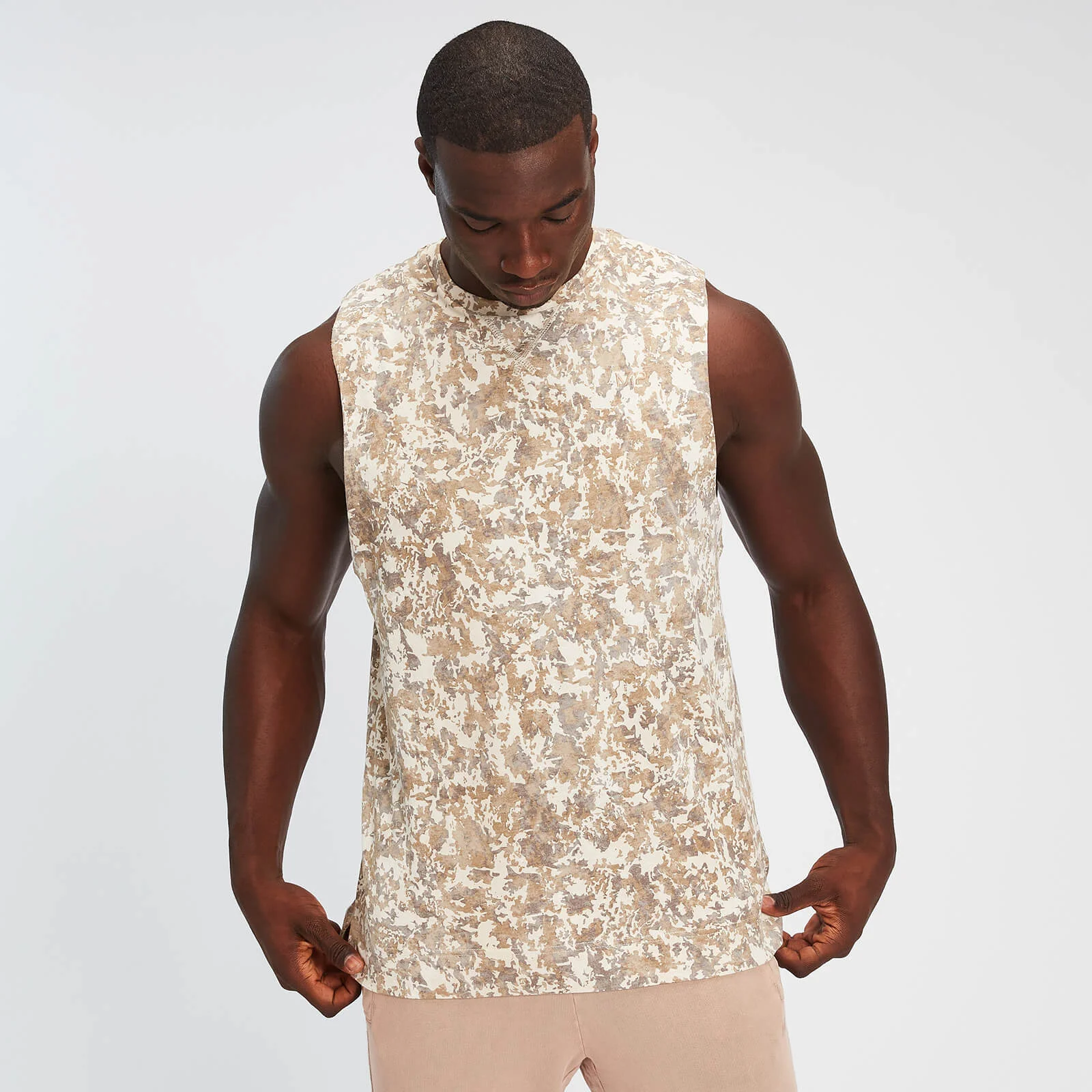 MP 남성용 로 트레이닝 탱크 - 카모 - XS 이미지 1