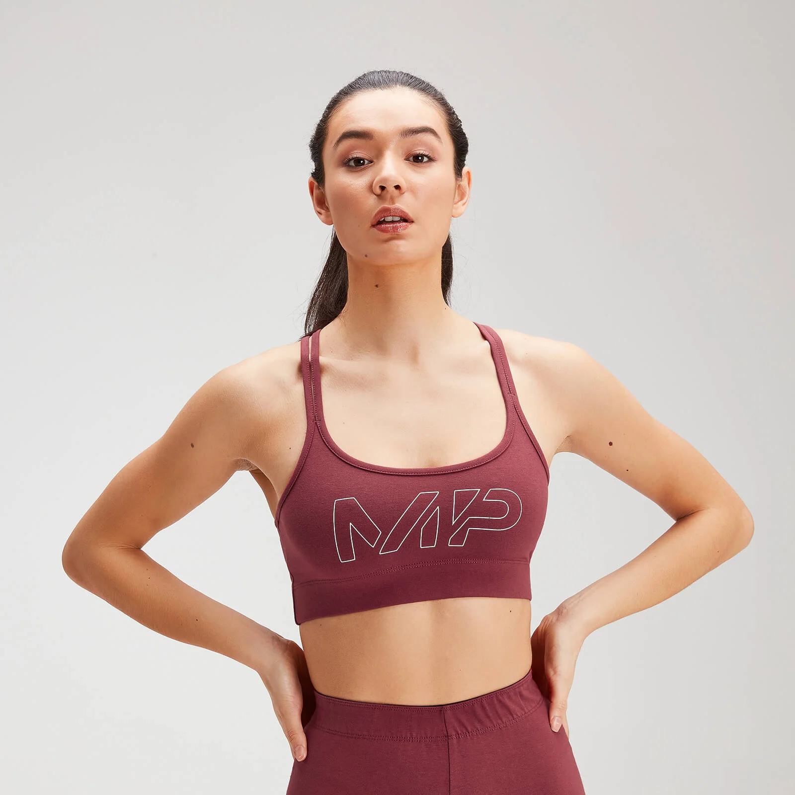 MP Women's Originals Sports Bra - Claret - XXS 이미지 1