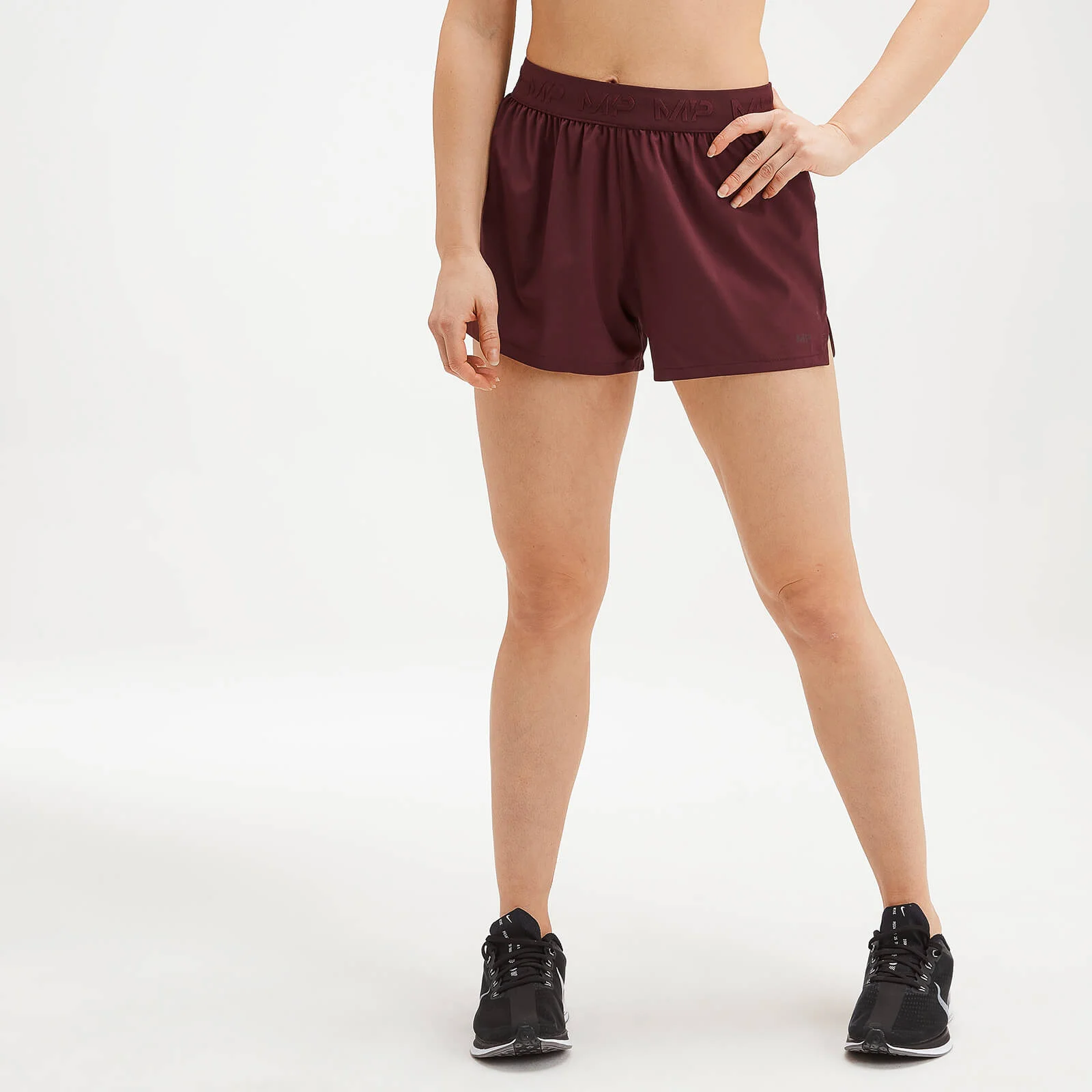 MP Women's Training Energy Shorts - Washed Oxblood - XXS 이미지 1