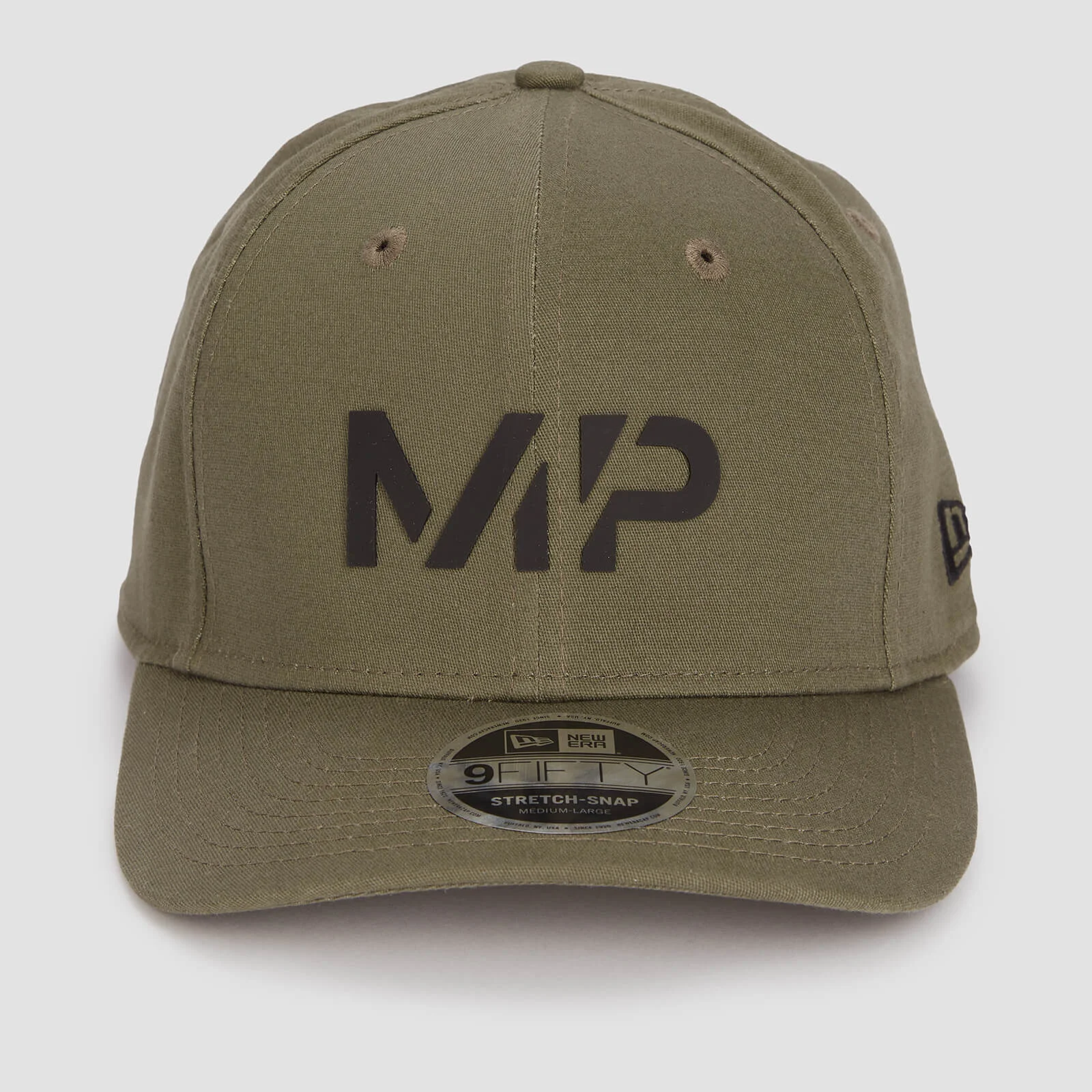 MP 뉴에라 9FIFTY 스트레치 스냅백 - 다크 올리브/블랙 - S-M 이미지 1