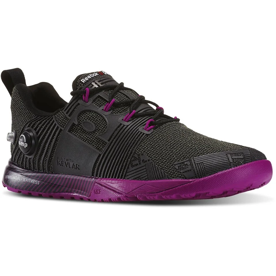 Reebok Women's CrossFit Nano Pump Fusion Trainers - Black/Purple 이미지 1