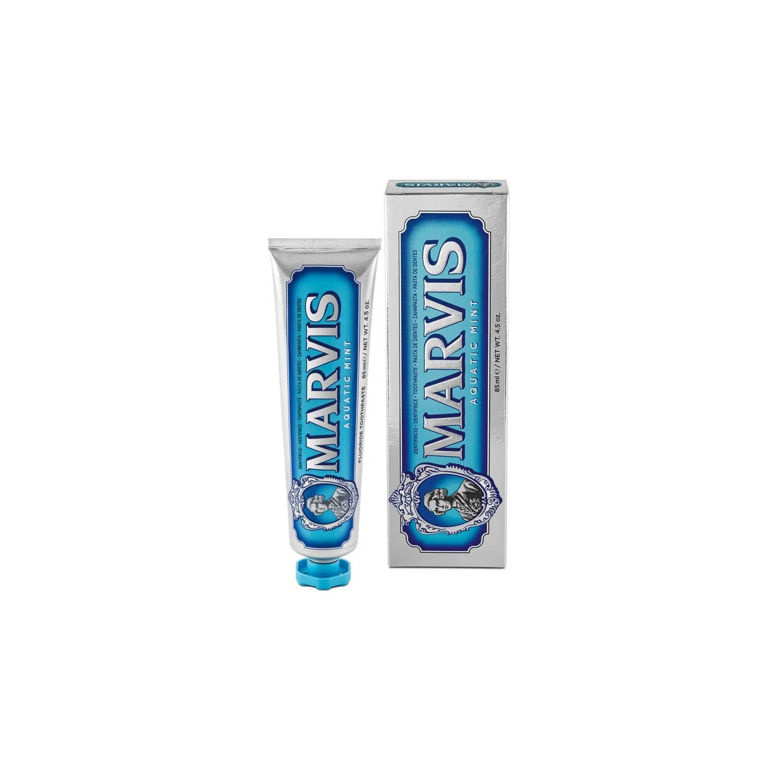마비스 아쿠아틱 민트 치약 (MARVIS AQUATIC MINT TOOTHPASTE) (85ML) 이미지 1