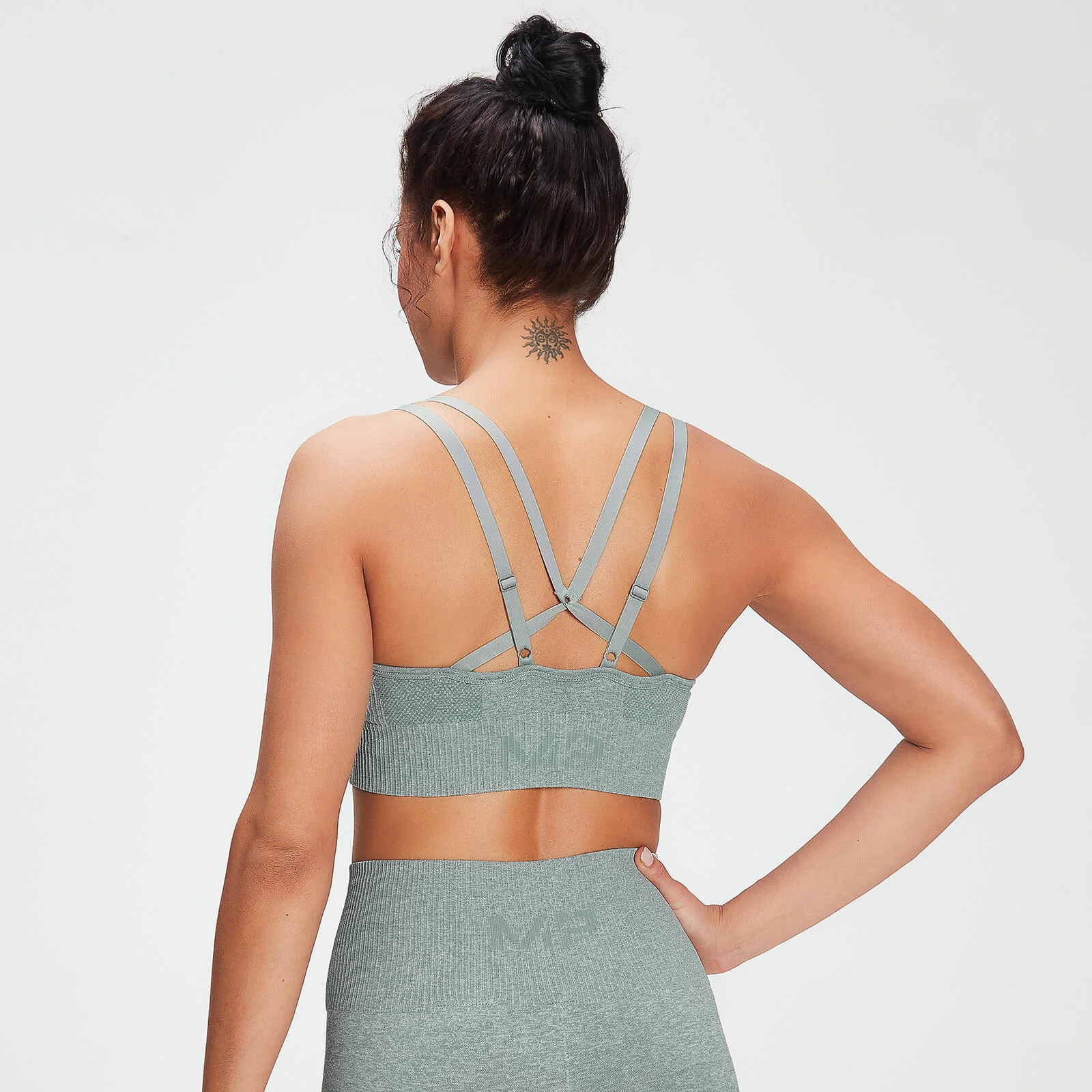 MP Women's Training Seamless Bra - Washed Green - XXS 이미지 1