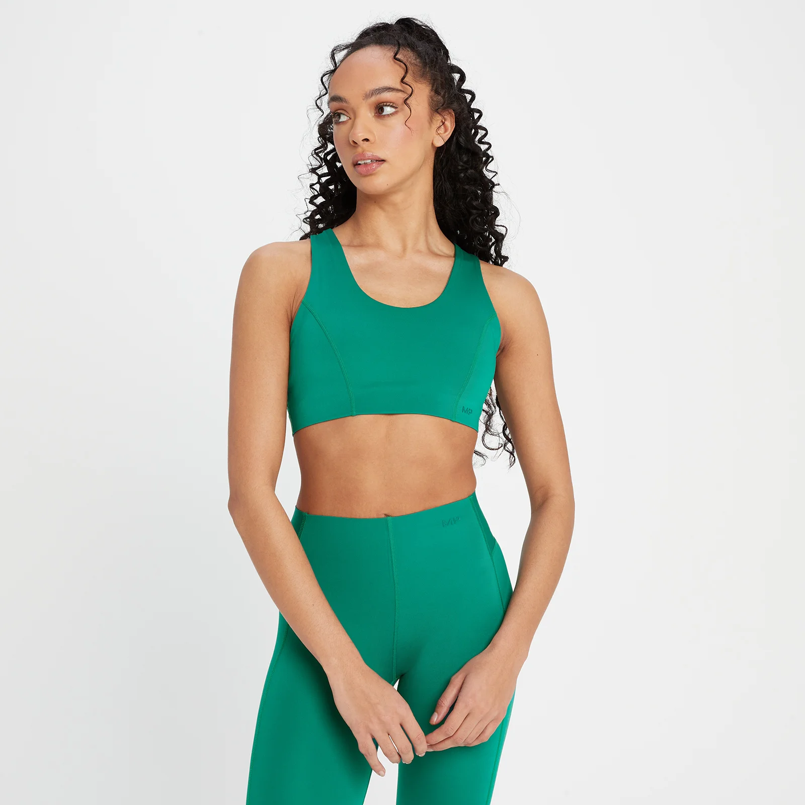 MP Women's Composure Repreve® Sports Bra - Energy Green - XXS 이미지 1