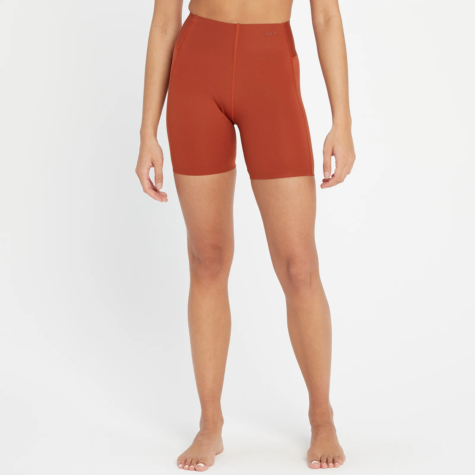 MP Women's Composure Repreve® Cycling Shorts - Burn Red - XXS 이미지 1