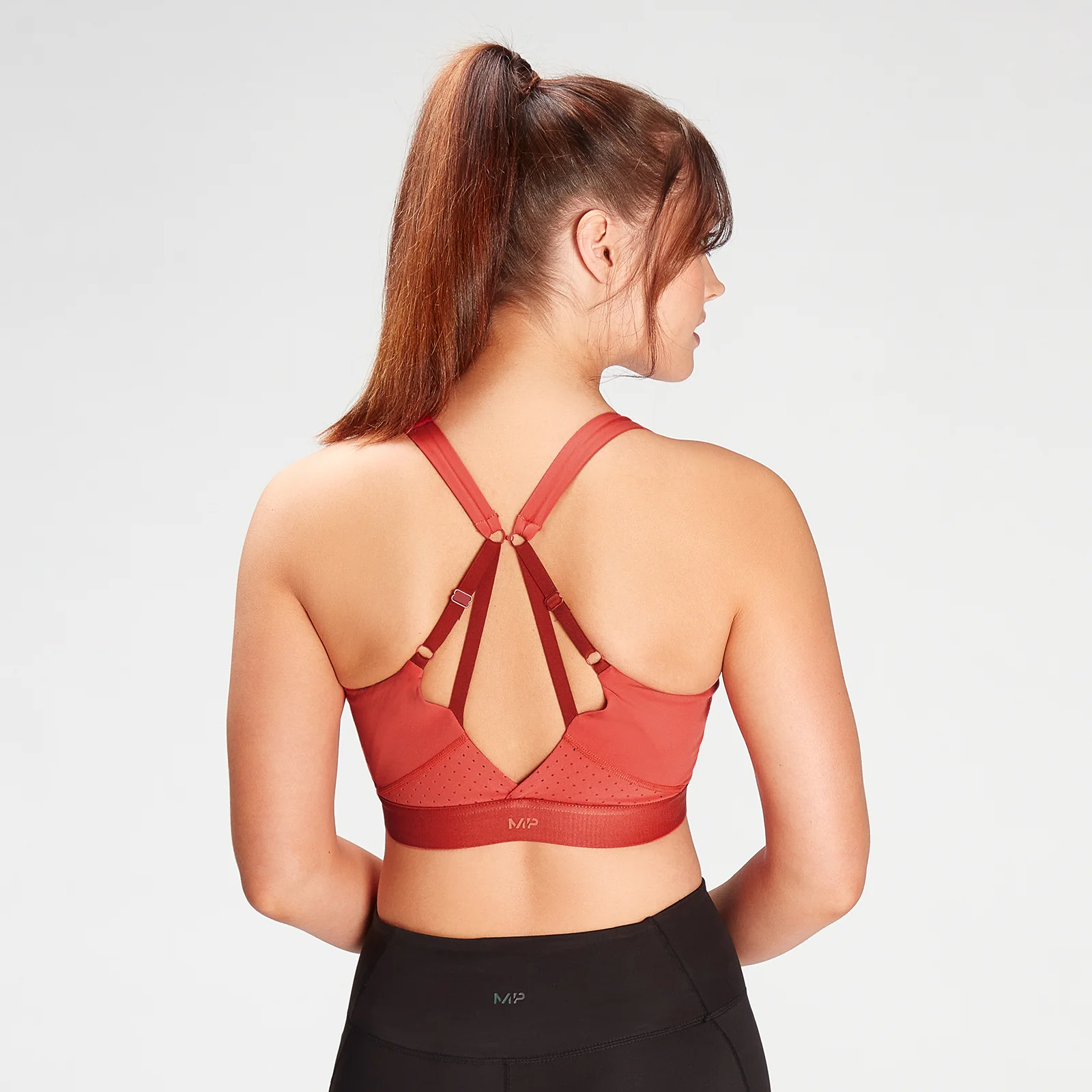 MP Women's Power Ultra Sports Bra- Warm Red - XXS 이미지 1