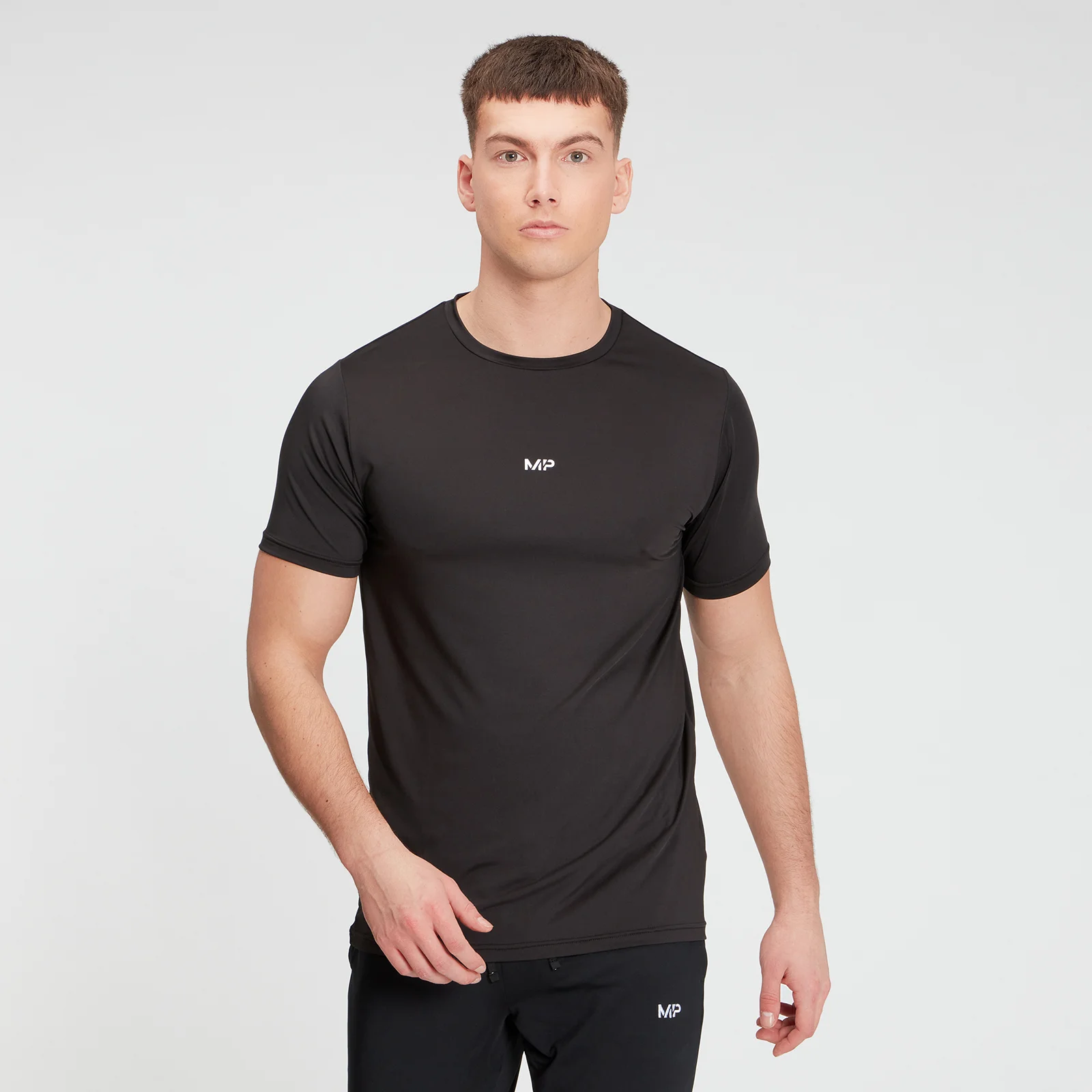 MP Men's Graphic Training Short Sleeve T-Shirt - Black - XXS 이미지 1