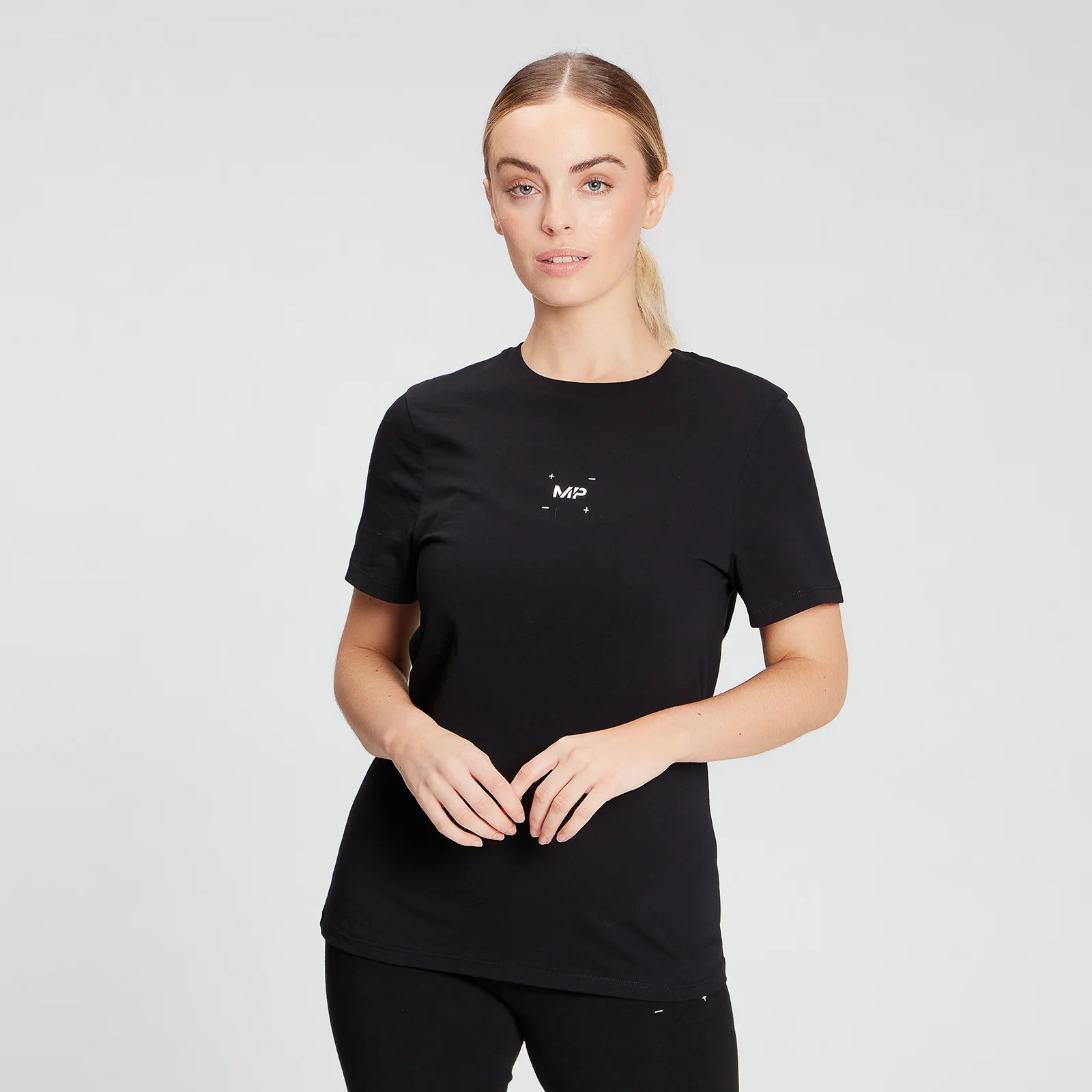 MP Women's Central Graphic T-Shirt - Black - XXS 이미지 1