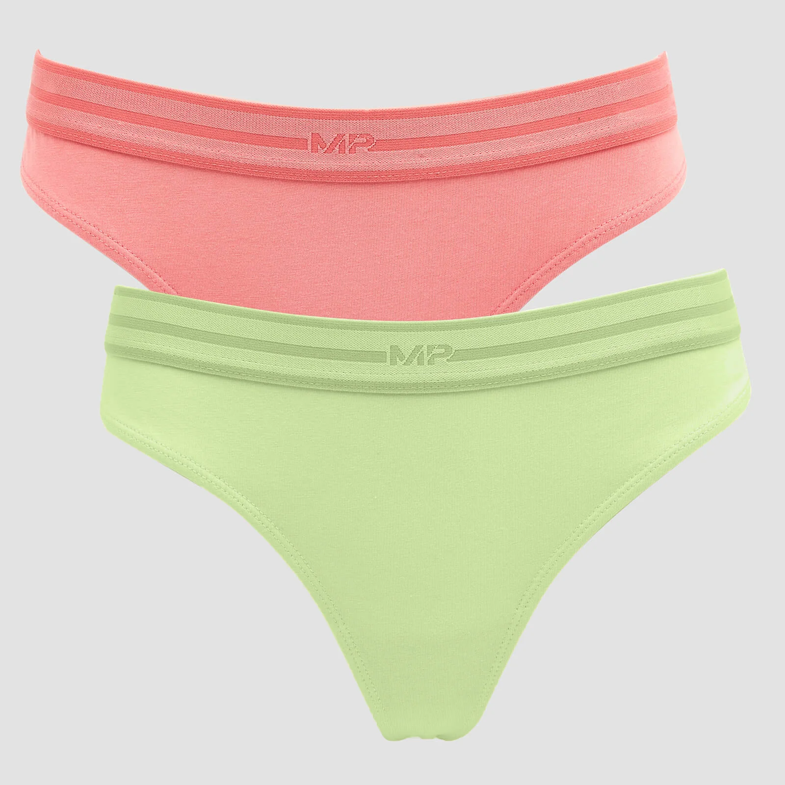 MP Women's Thong (2 Pack) Butterfly/Geranium Pink - XXS 이미지 1