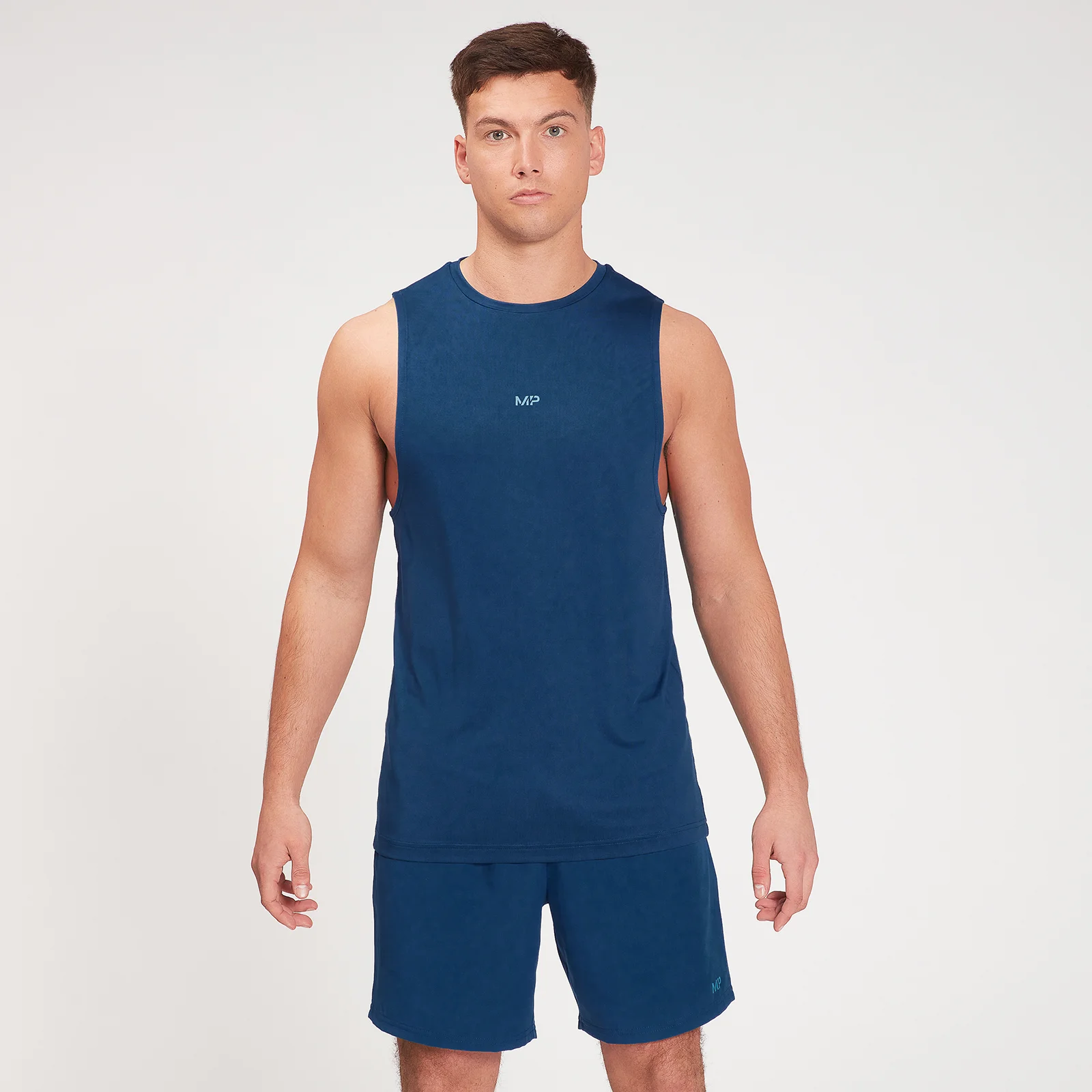 MP Men's Fade Graphic Training Tank - Dark Blue - XXS 이미지 1