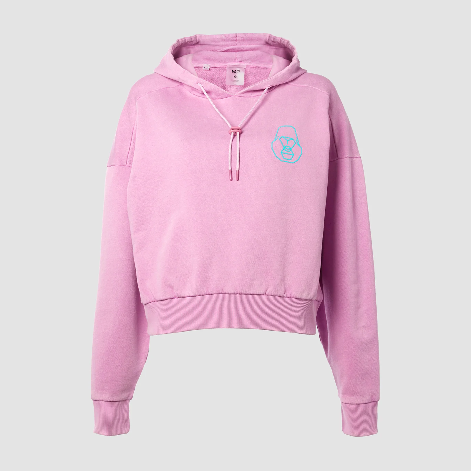 MP X Zack George Women's Washed Crop Hoodie - Pink Lavender - XXS 이미지 1