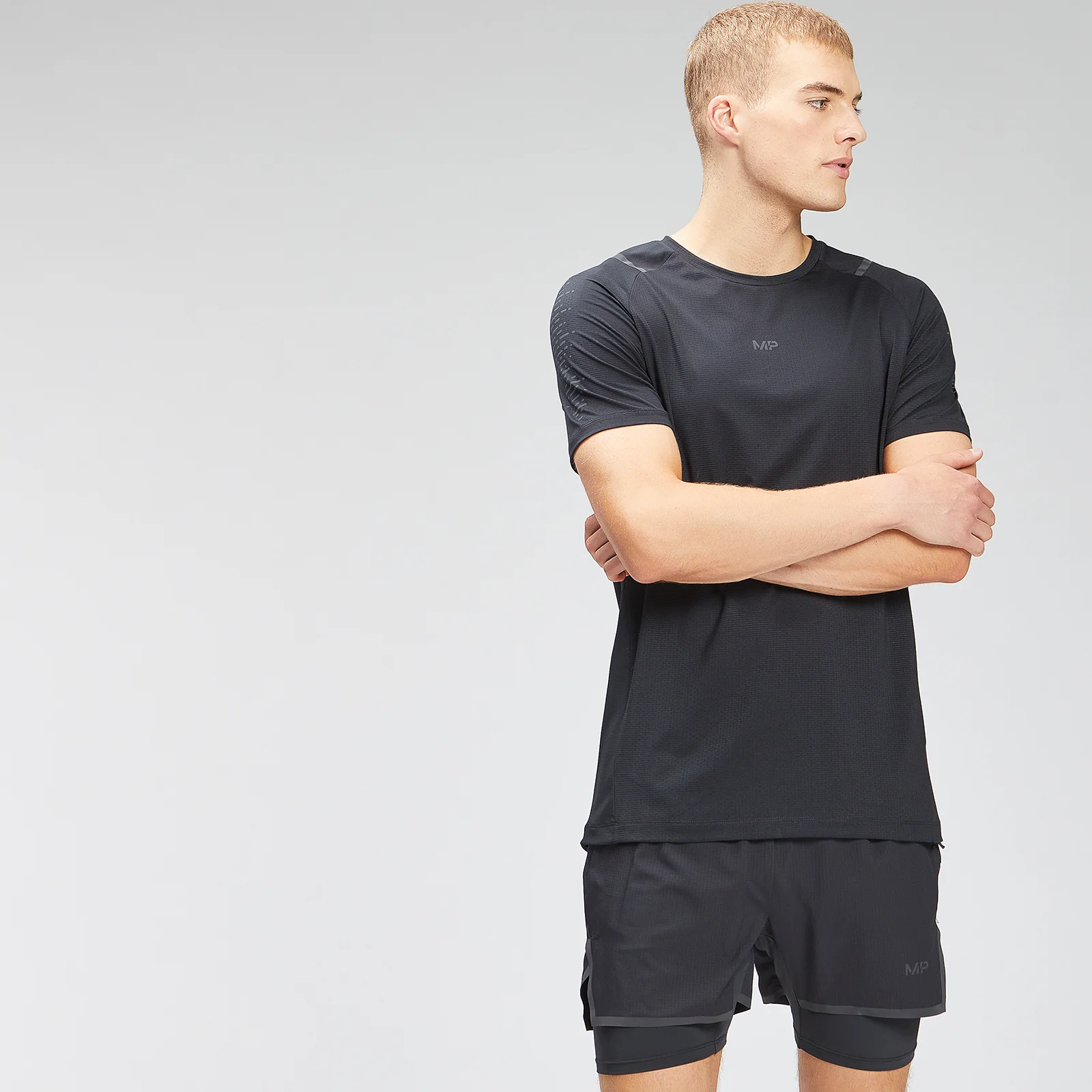 MP Men's Velocity Short Sleeve T-Shirt - Black - XXS 이미지 1