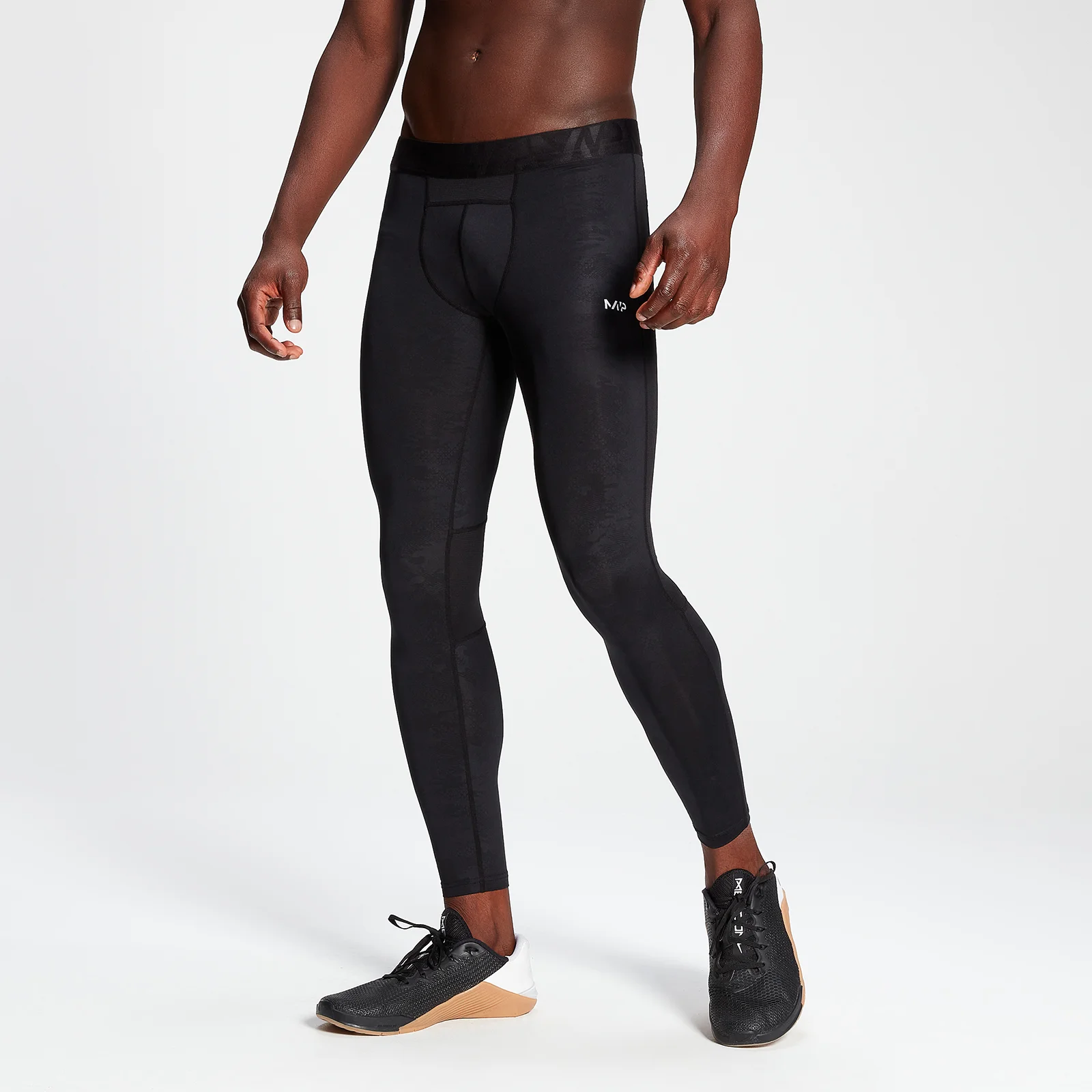 MP Men's Engage Baselayer Leggings - Black - XXS 이미지 1