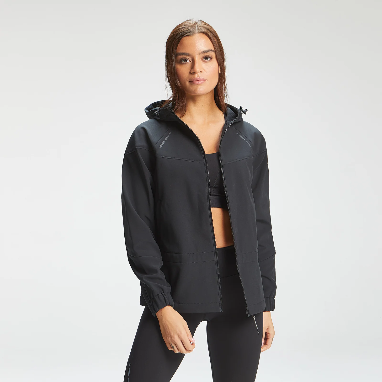 MP Women's Power Ultra Soft Shell Jacket - Black - XXS 이미지 1