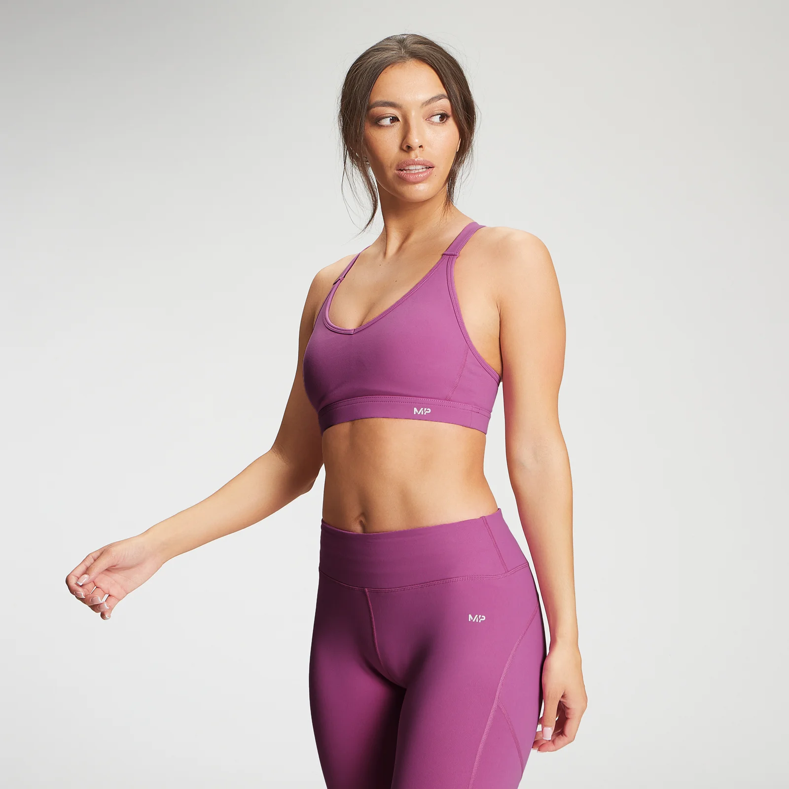 MP Women's Power Mesh Sports Bra - Orchid - XXS 이미지 1