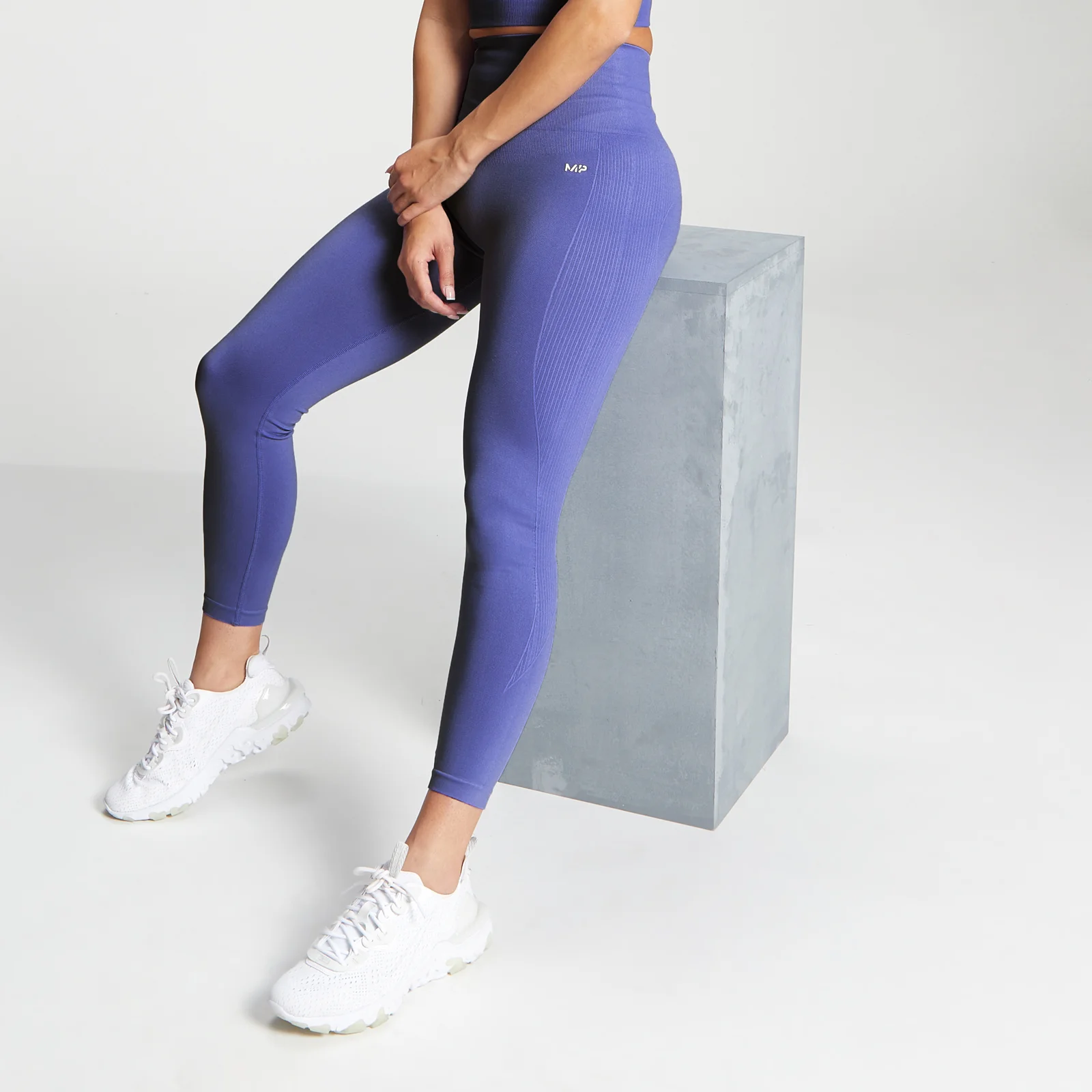 MP Women's Shape Seamless 7/8 Leggings - Bluebell - XXS 이미지 1