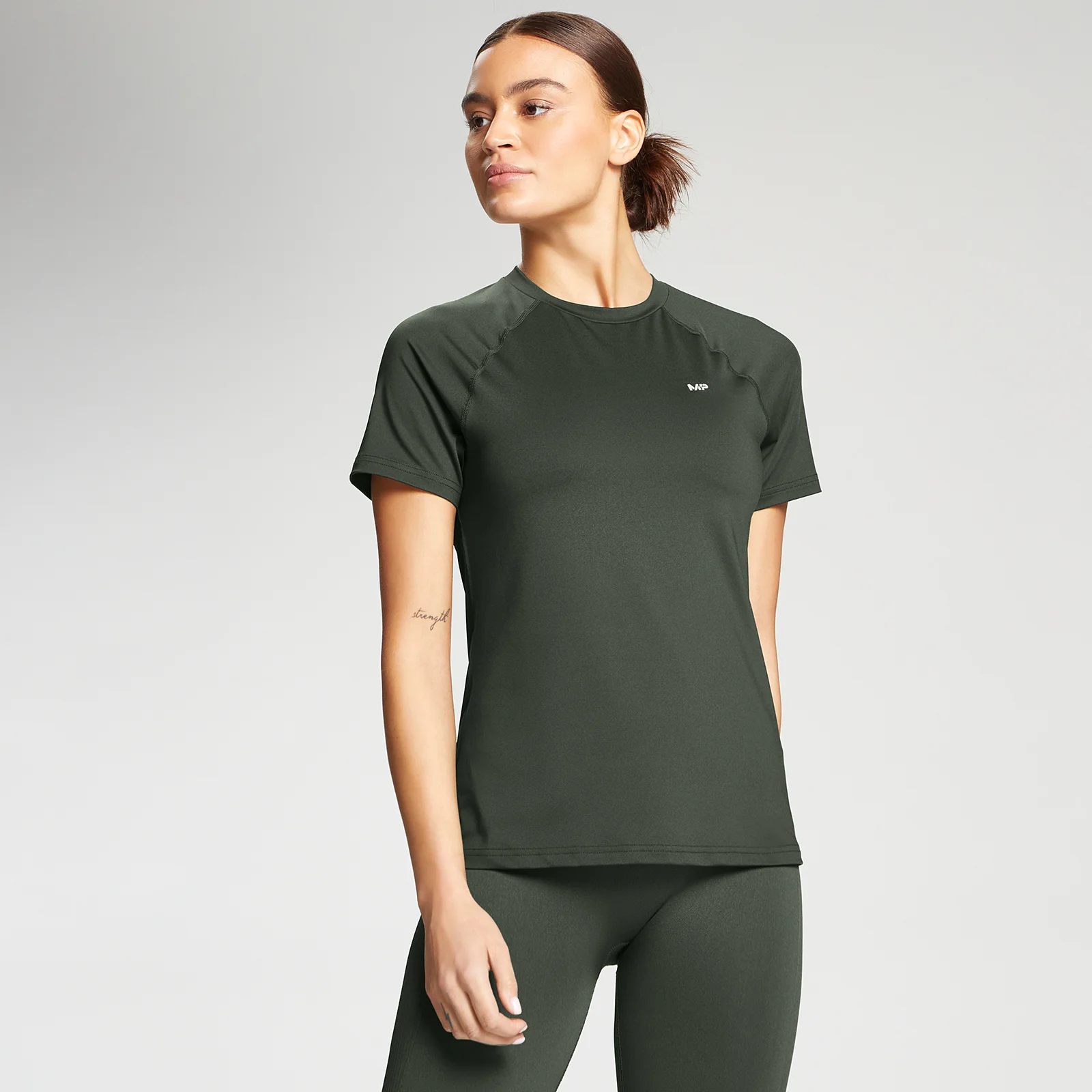 MP Women's Training T-Shirt Slim Fit - Vine Leaf - XXS 이미지 1
