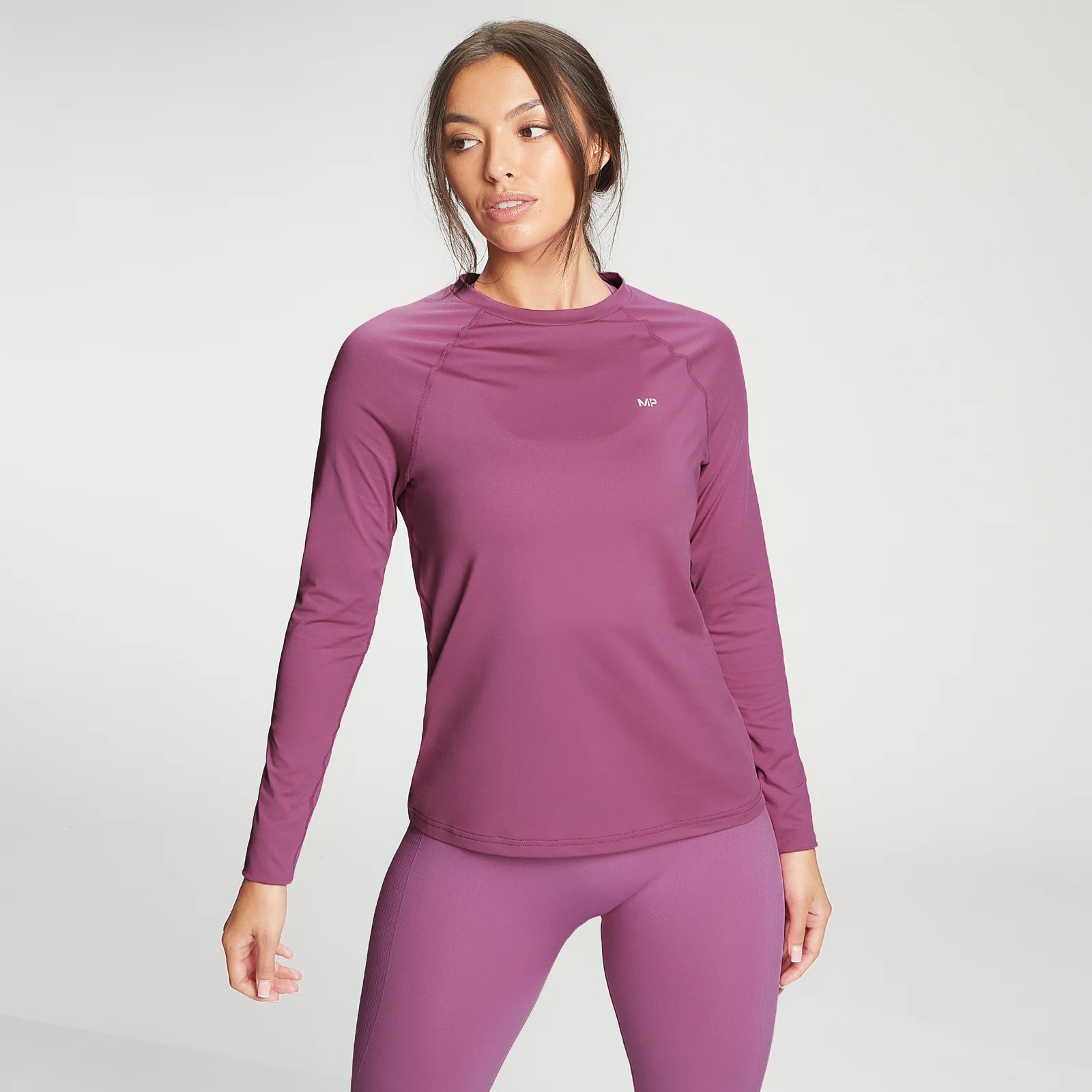 MP Women's Training Slim Fit Long Sleeve Top - Orchid - XXS 이미지 1