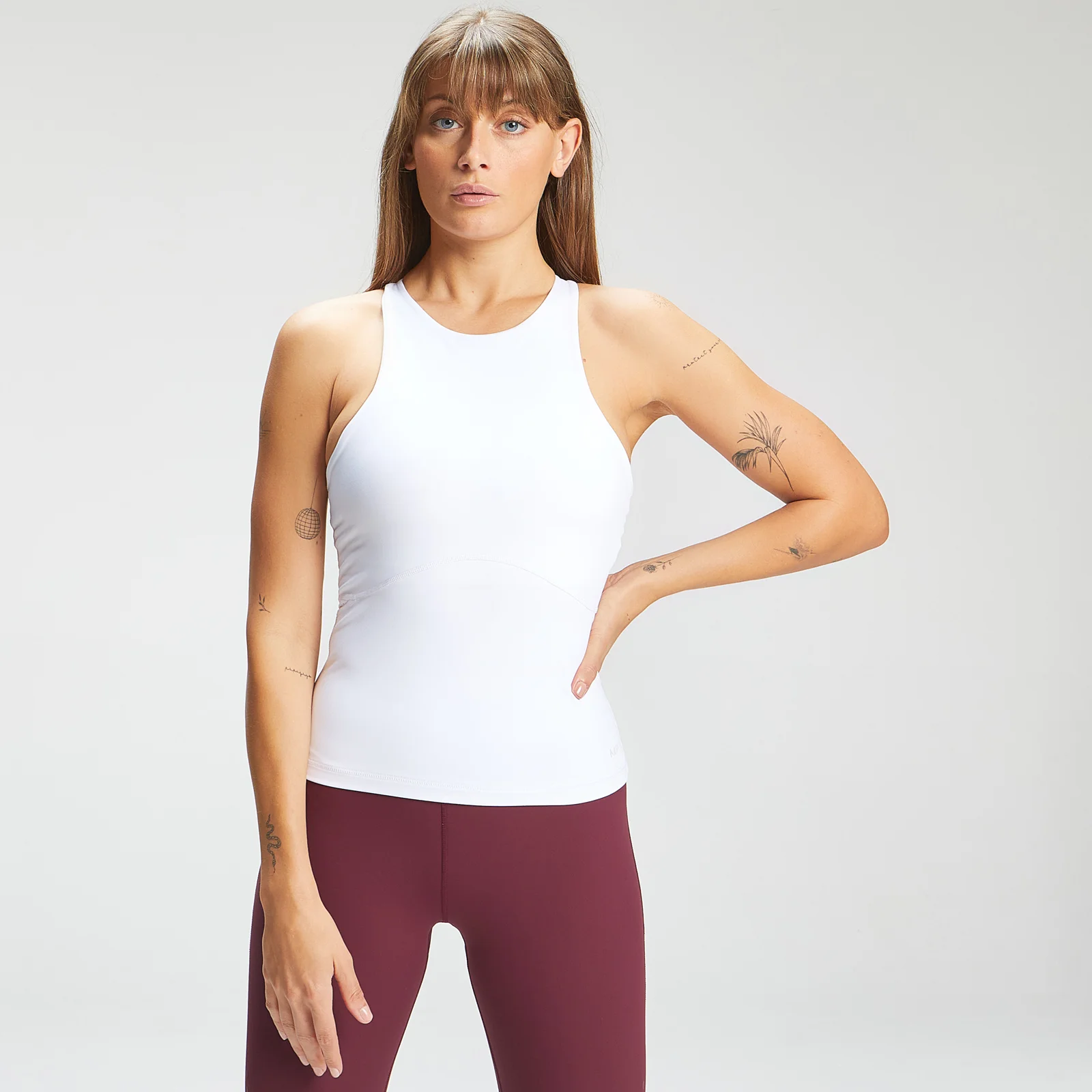 MP Women's Power Ultra Fitted Vest - White - XXS 이미지 1