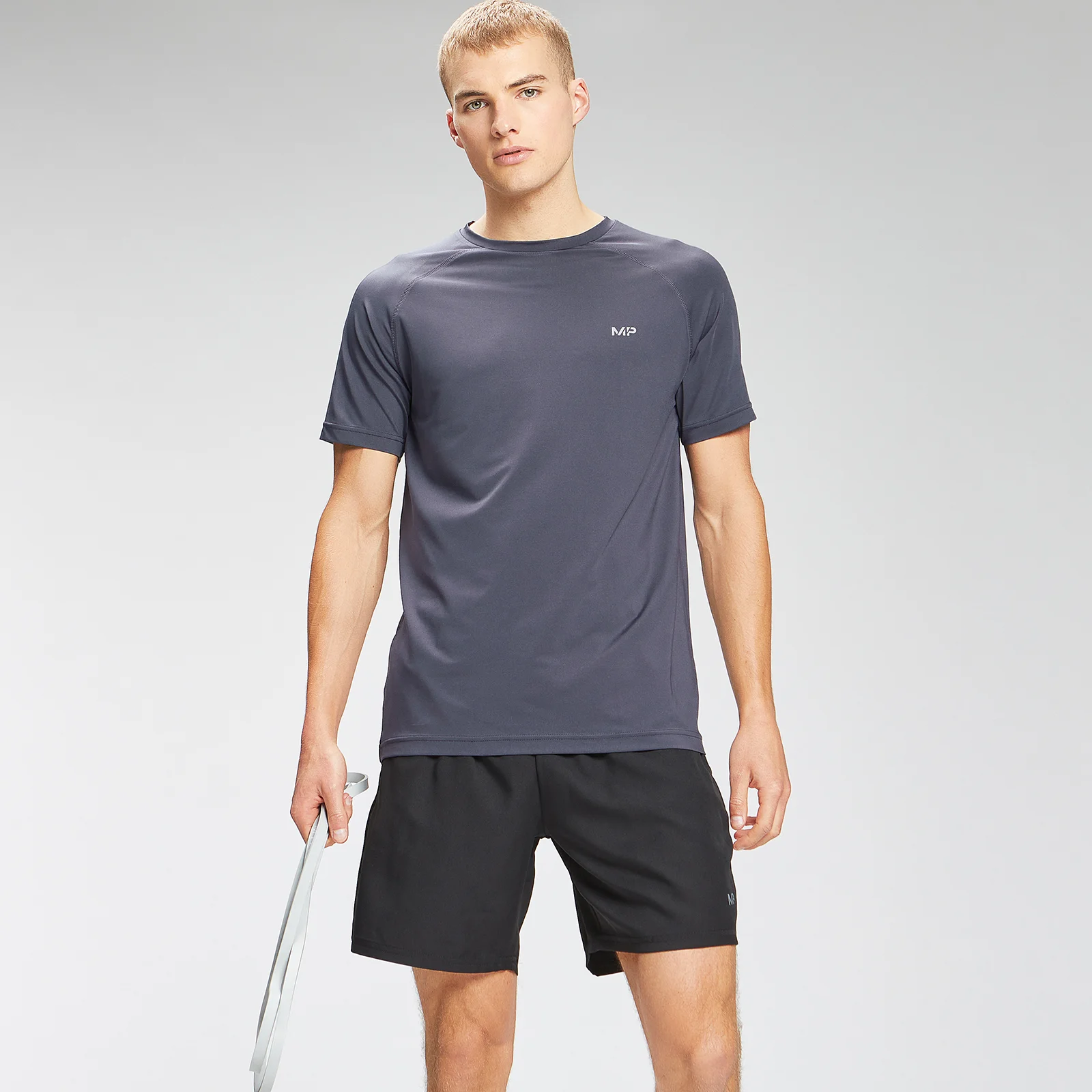MP Men's Repeat Graphic Training Short Sleeve T-Shirt - Graphite - XXS 이미지 1