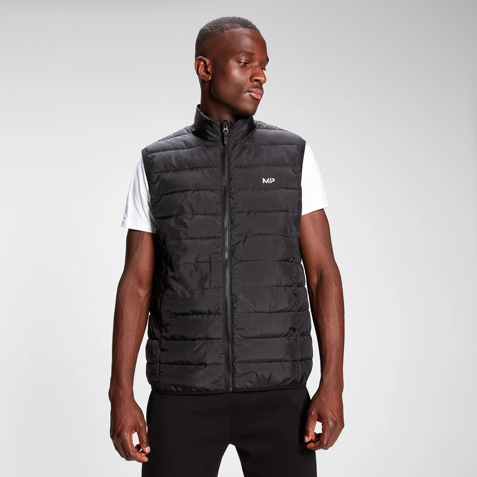 MP Men's Lightweight Gilet - Black - XXS 이미지 1