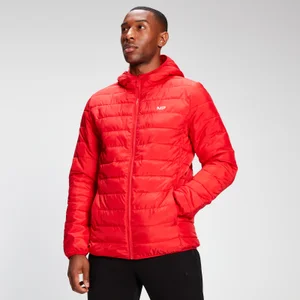 MP Men's Lightweight Hooded Packable Puffer Jacket - Danger - Size XS