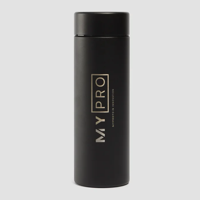 MYPRO 라지 메탈 워터 보틀 - 블랙 - 750ml
