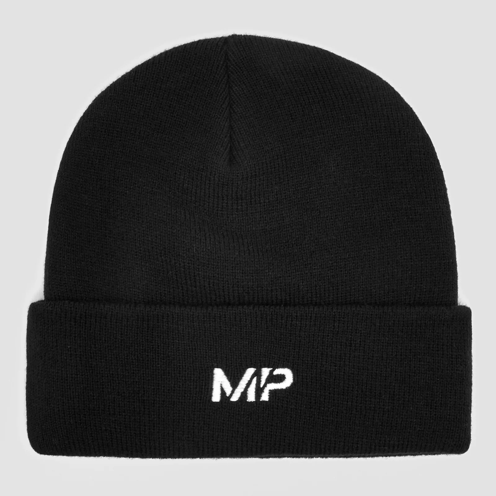 MP Embroidered Logo Beanie Hat - Black/White 이미지 1