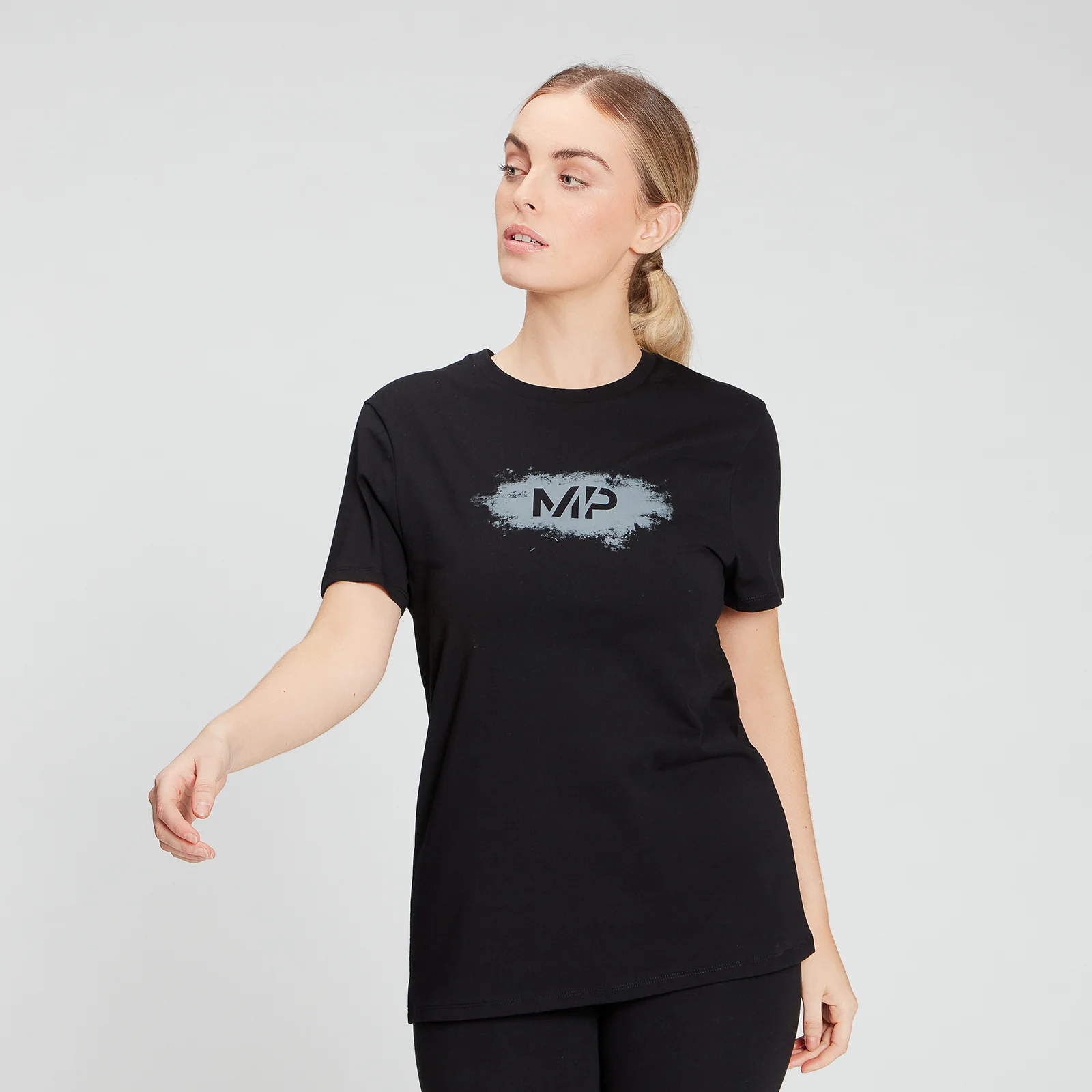 MP Women's Chalk Graphic T-Shirt - Black - XXS 이미지 1