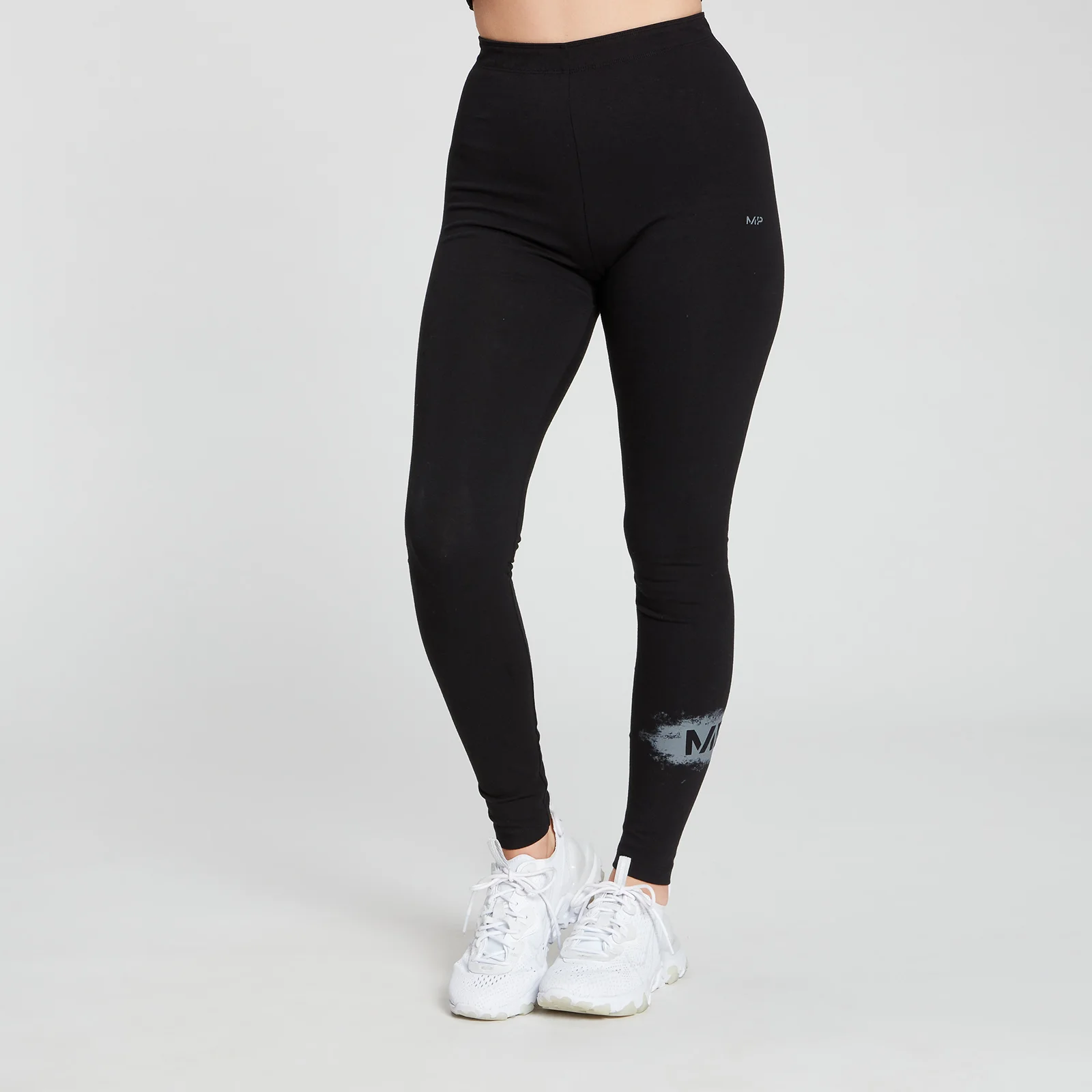 MP Women's Chalk Graphic Leggings - Black - XXS 이미지 1