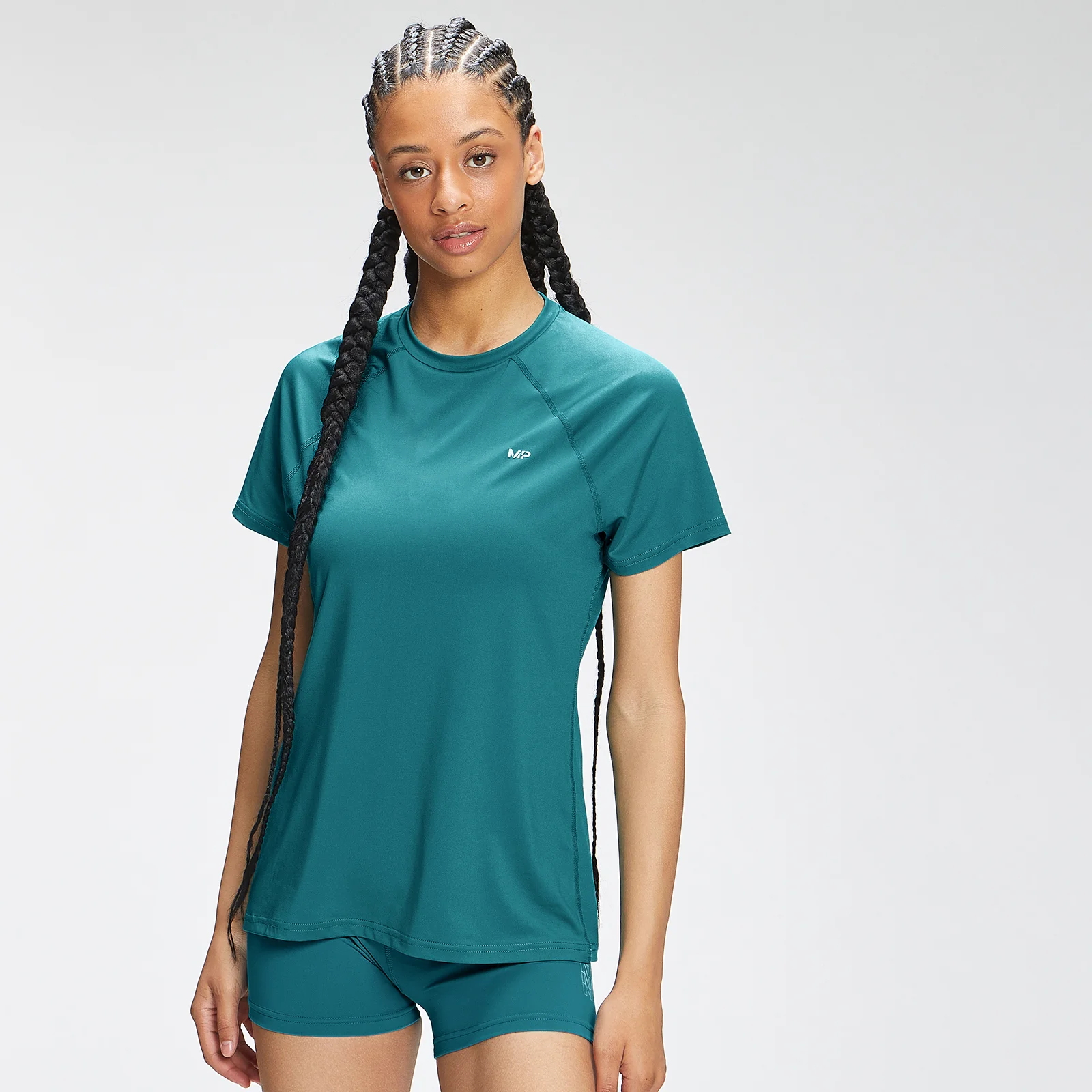 MP Women's Repeat MP Training T-Shirt - Teal - XXS 이미지 1