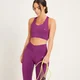 MP 여성용 템포 크로스 백 스포츠 브라 - 퍼플