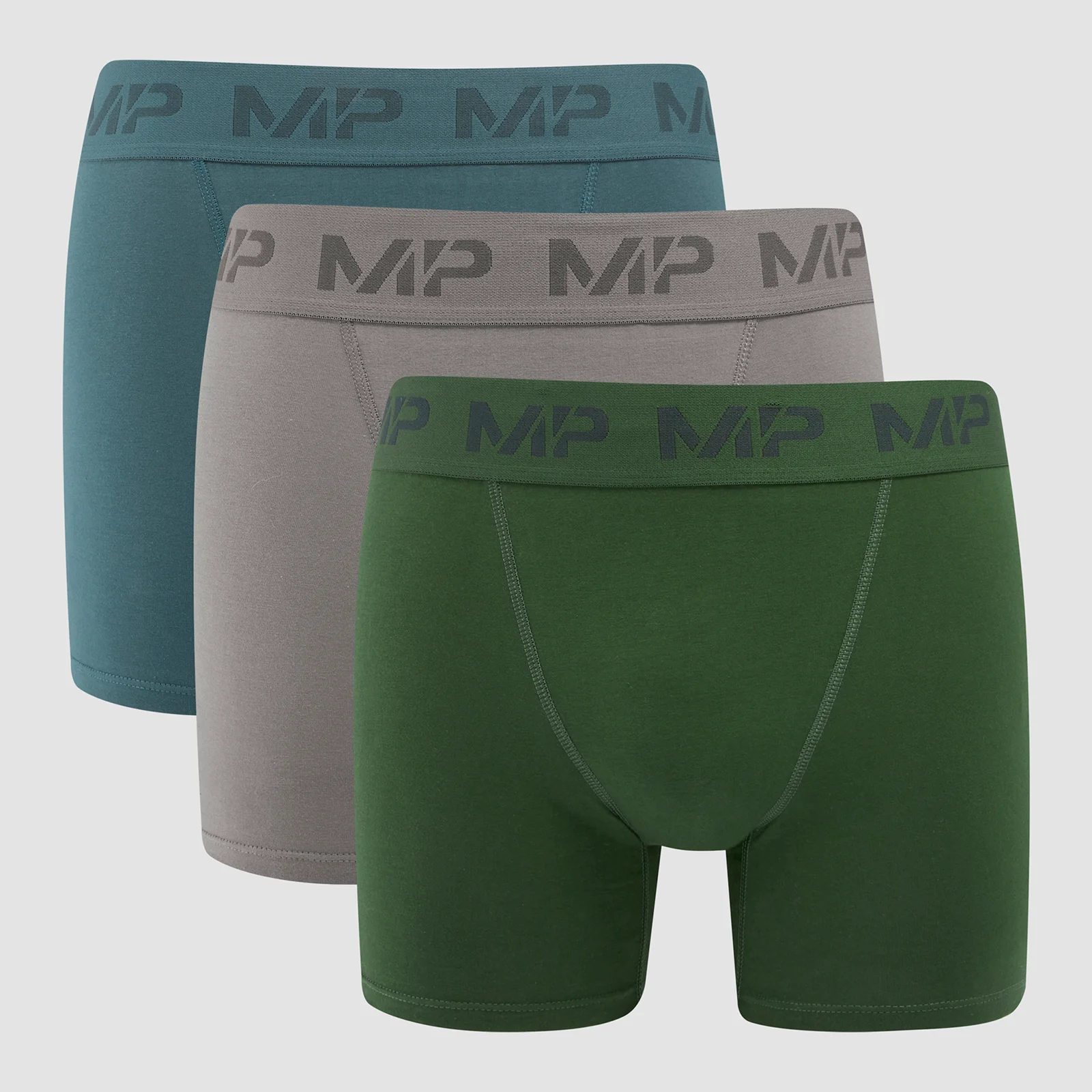 MP 남성용 복서(3팩) 카본/스모크 블루/다크 그린 - XXS 이미지 1