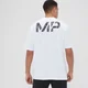 MP 남성용 그릿 그래픽 오버사이즈 티셔츠 - 화이트
