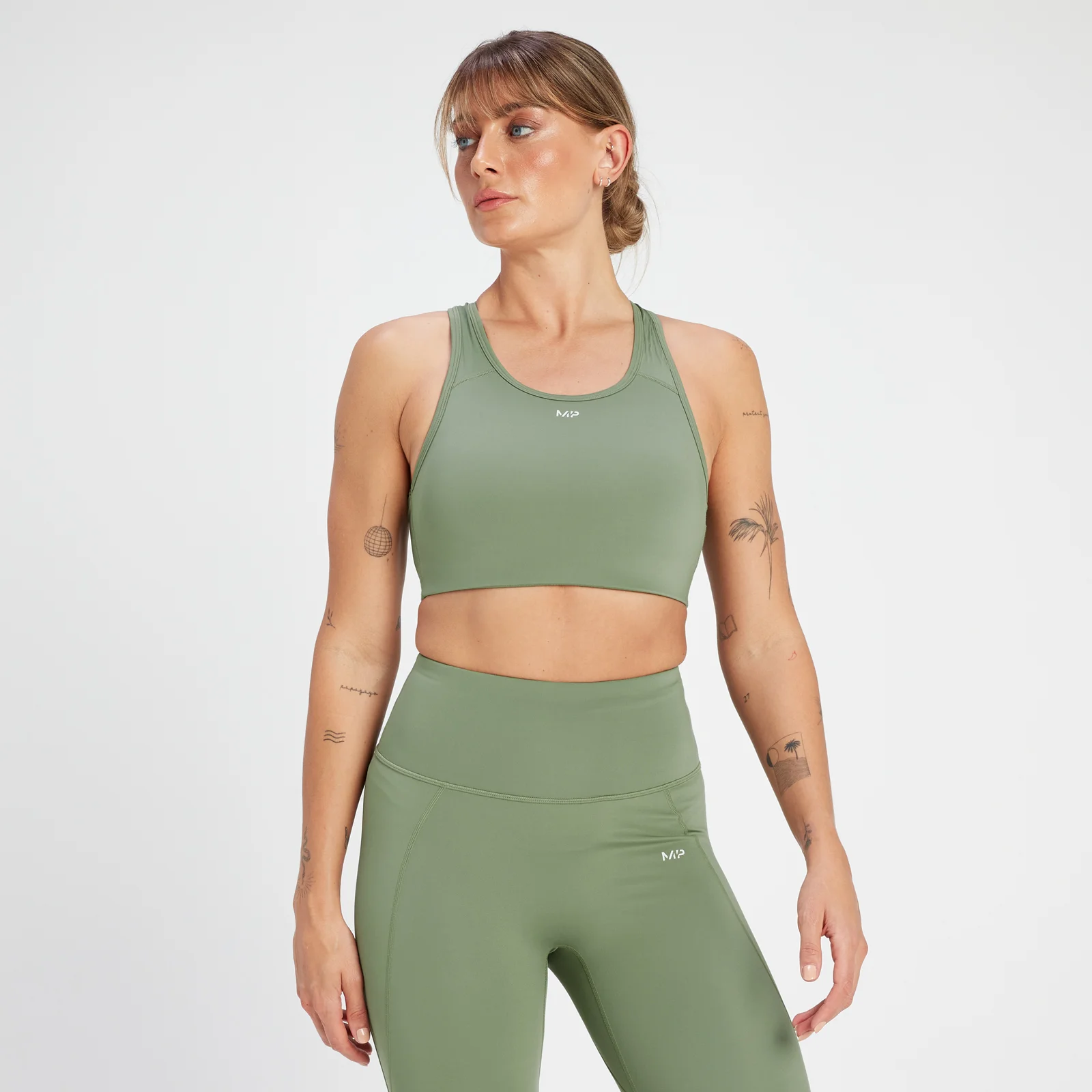 MP 여성용 템포 스포츠 브라 - 씨스프레이 - XS 이미지 1