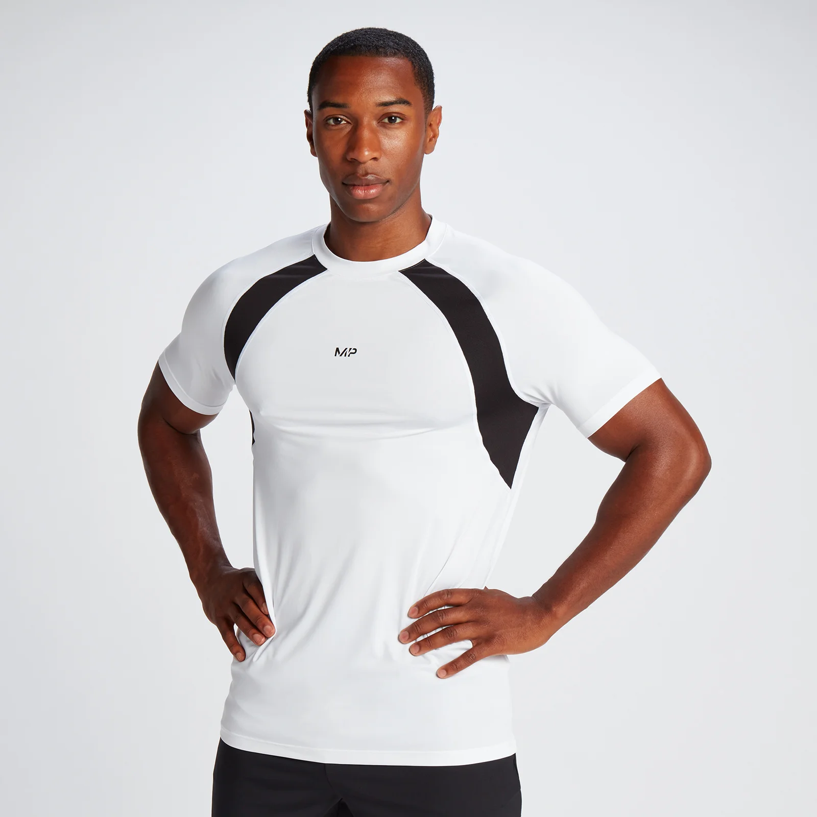 MP 남성용 템포 티셔츠 - 화이트 - XS 이미지 1