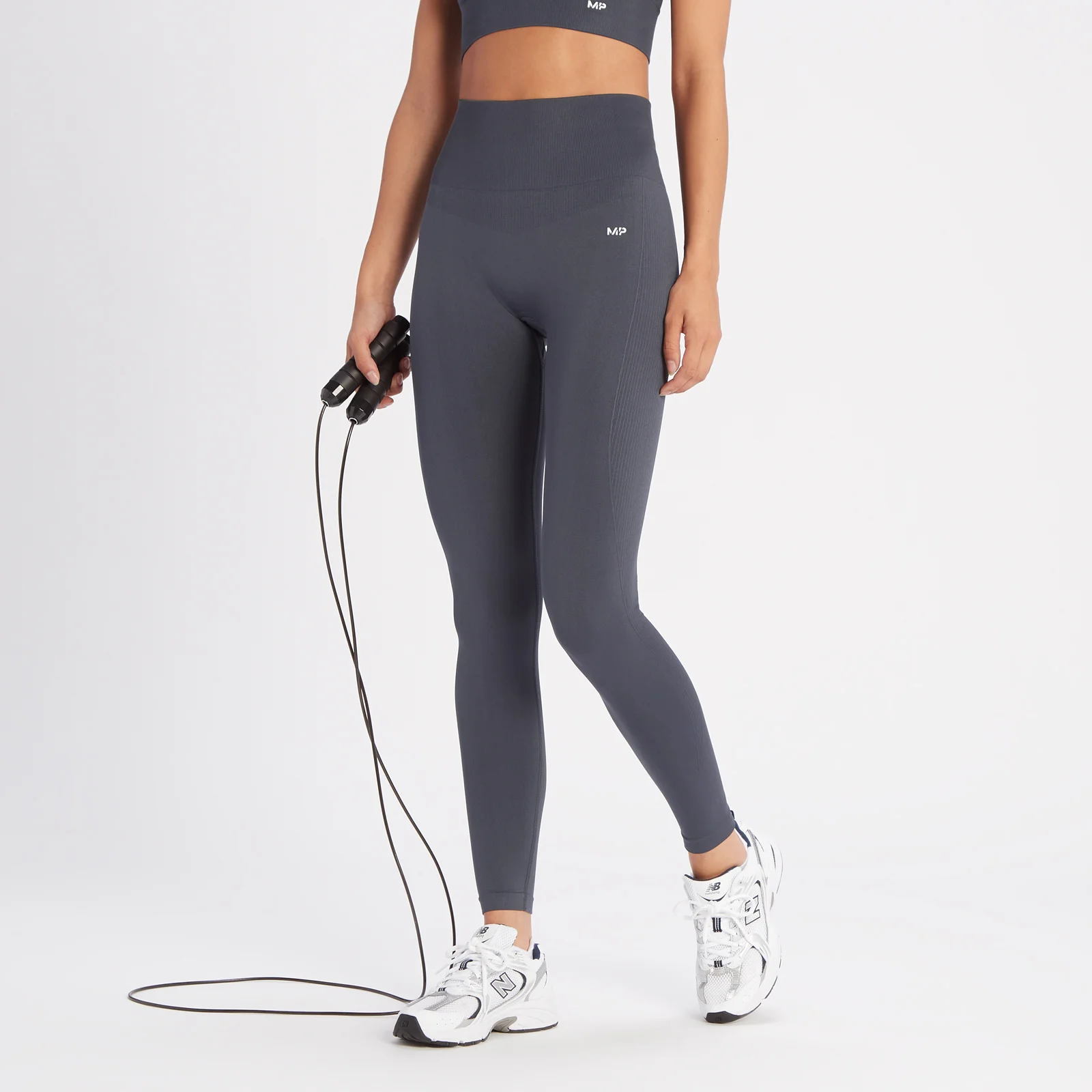 MP 여성용 셰이프 심리스 레깅스 - 그라파이트 - XS 이미지 1