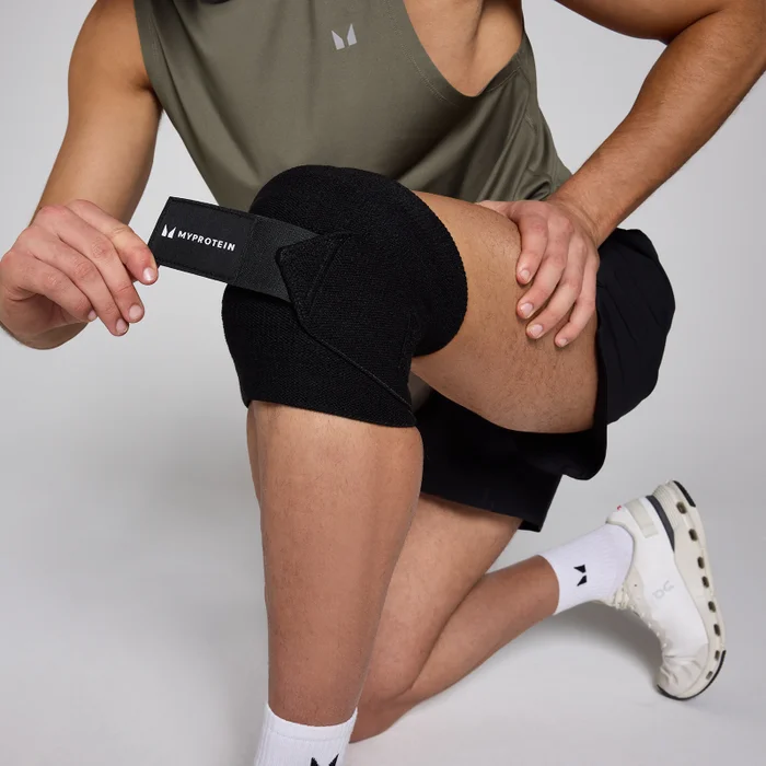 마이프로틴 무릎 랩 - 블랙
