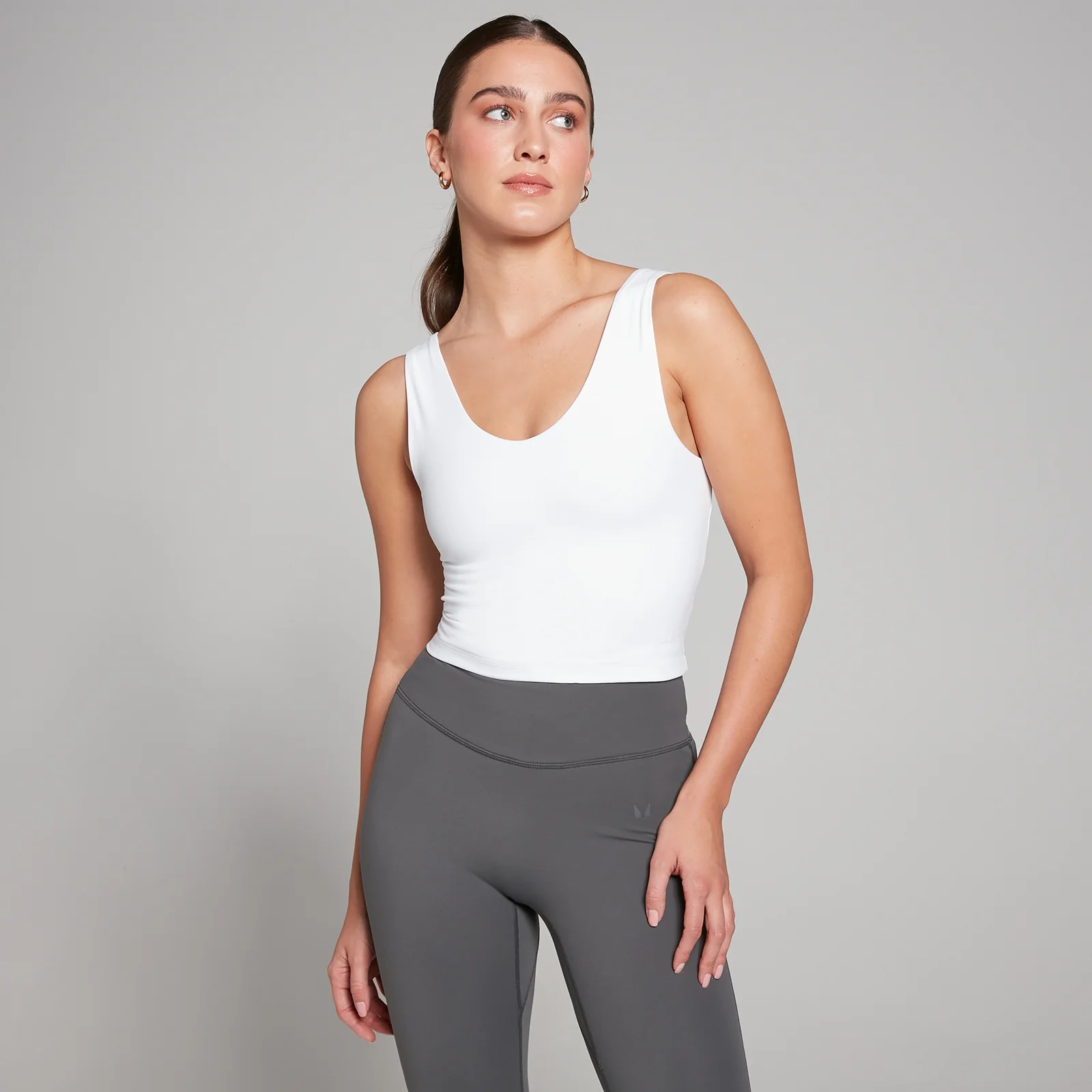 MP 여성용 템포 베스트 - 화이트 - S 이미지 1