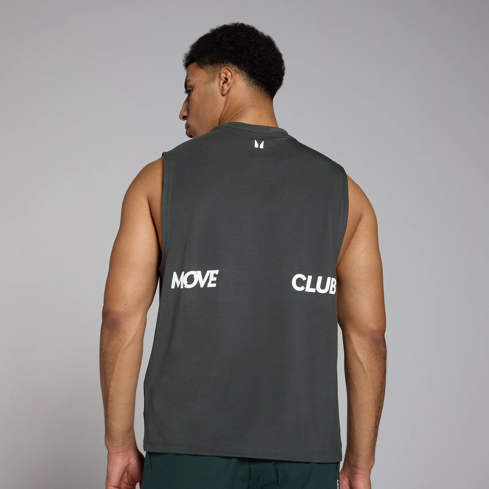 MP 남성용 템포 그래픽 오버사이즈 탱크 - 워시드 블랙 - XS 이미지 1