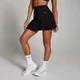 MP 여성용 템포 플리츠 테니스 스코트 - 블랙